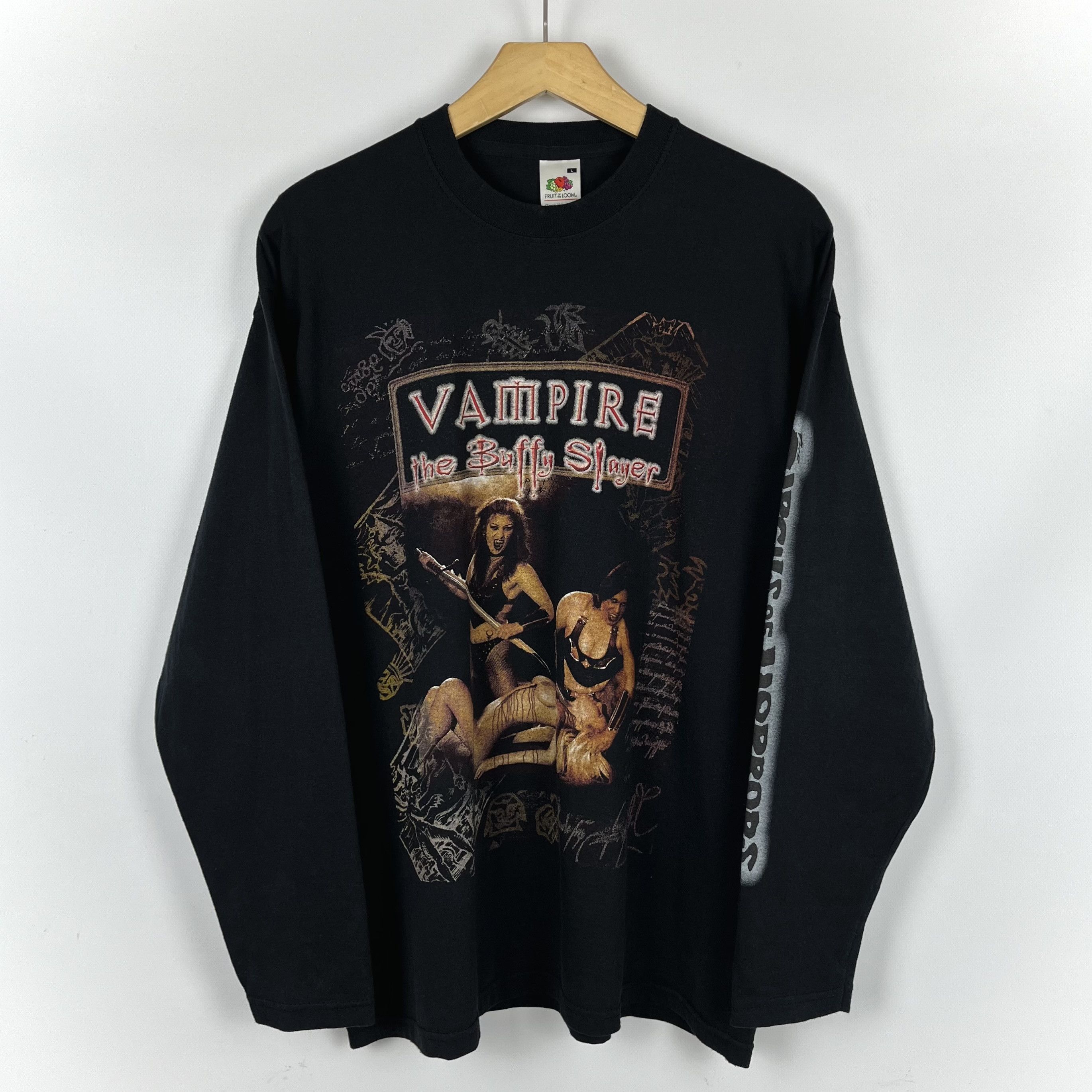 Vintage Vampire The Buffy Slayer Long Sleeve T Shirt 2000’s