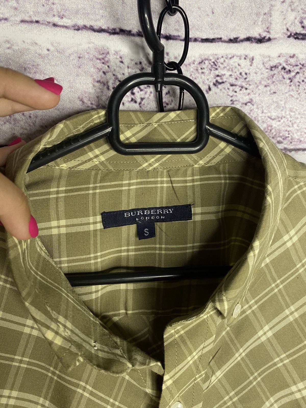 Burberry Mens Burberry Luxury Vintage Rare Striped Shirts Button Up Size US S / EU 44-46 / 1 - 3 Thumbnail