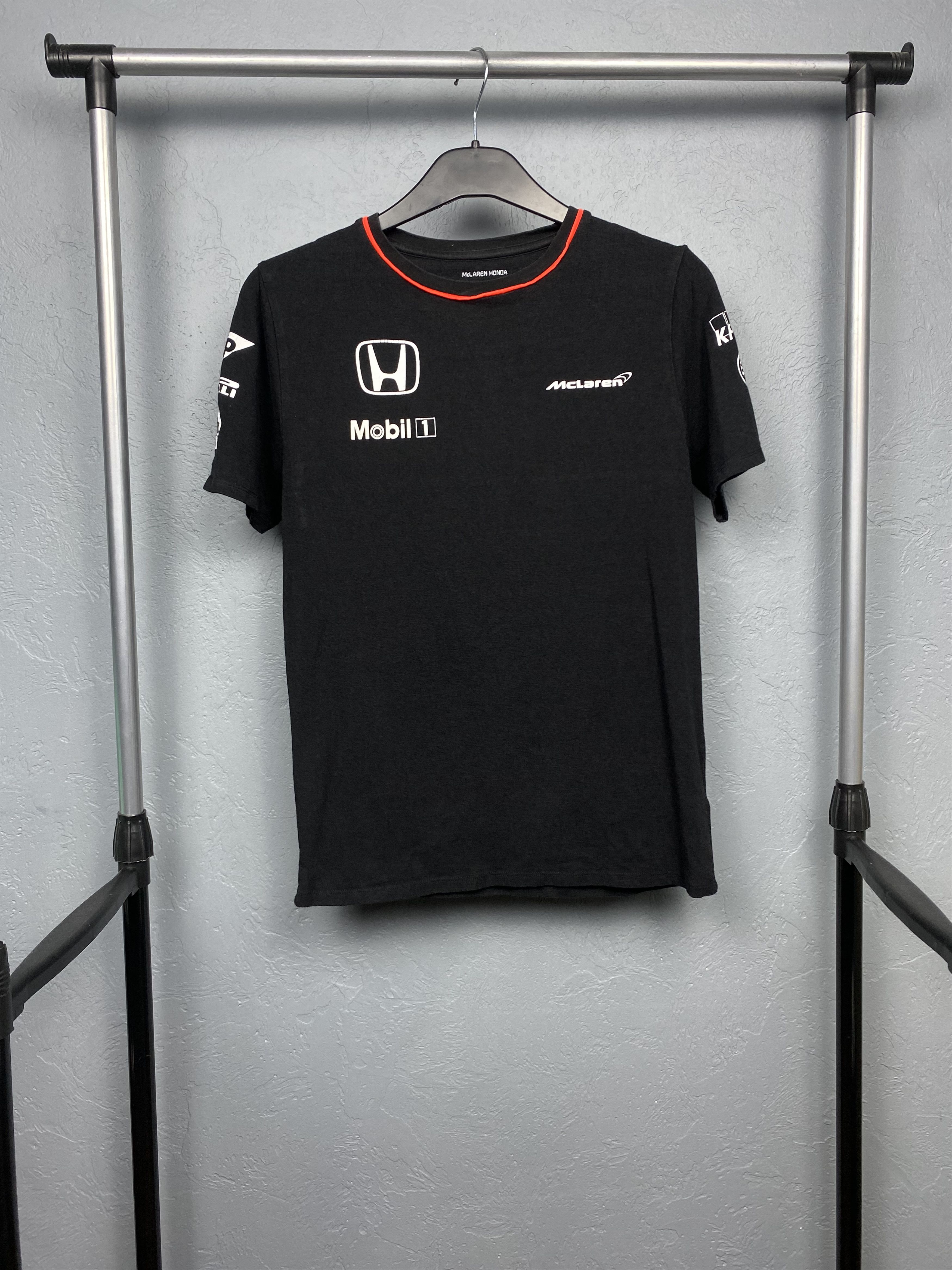 Honda × Mercedes-Benz McLaren Honda Racing Team Mens T-Shirt Size US S / EU 44-46 / 1 - 1 Thumbnail