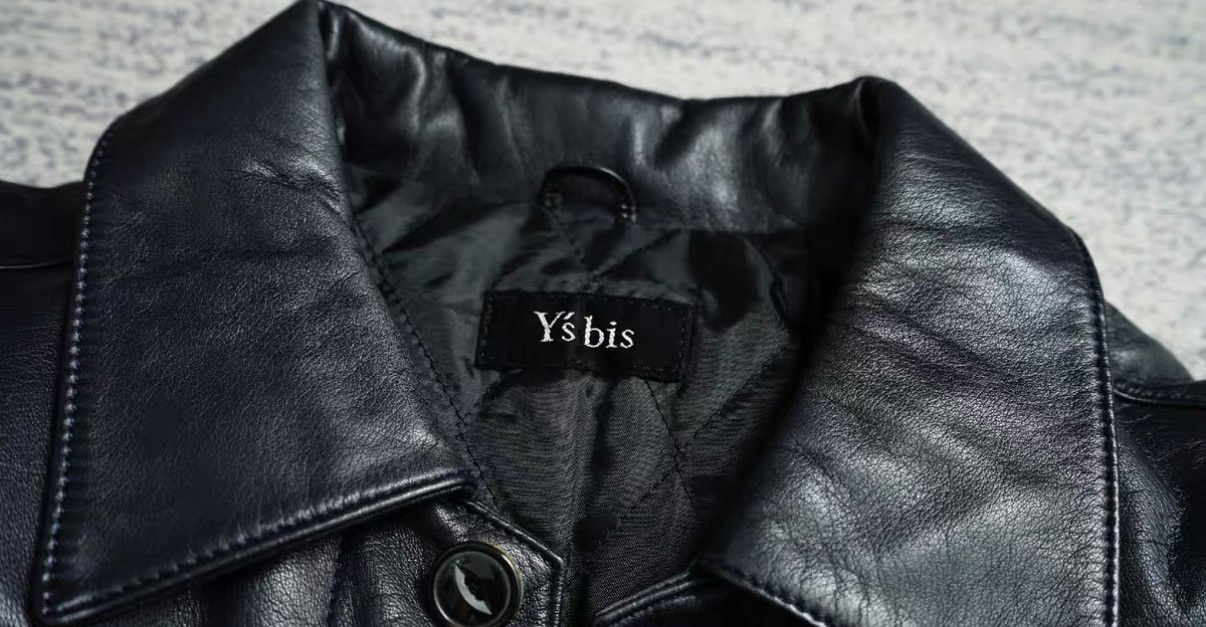 Yohji Yamamoto Yohji Yamamoto Y's Leather Jacket Size US S / EU 44-46 / 1 - 8 Thumbnail
