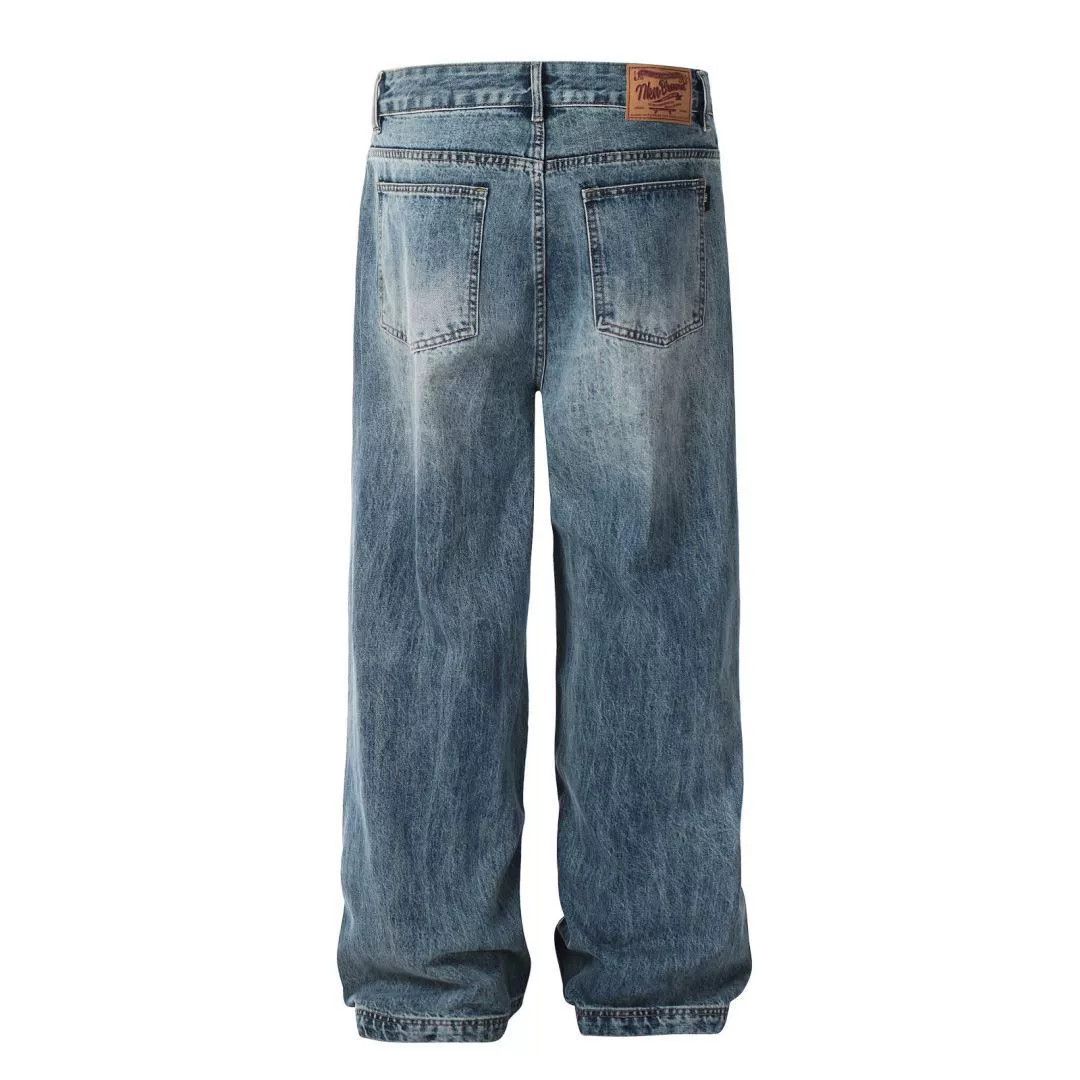 Japanese Brand × Jean American men's loose straight wide-leg casual jeans Size US 32 / EU 48 - 2 Thumbnail