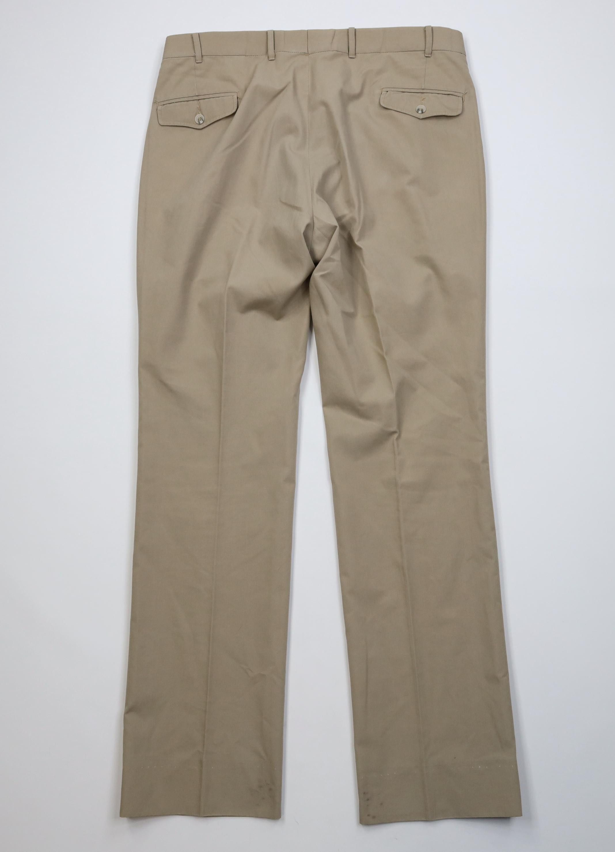 Orvis Vintage 70s Orvis Flared Wide Leg Chino Pants Beige USA Size US 38 / EU 54 - 13 Thumbnail