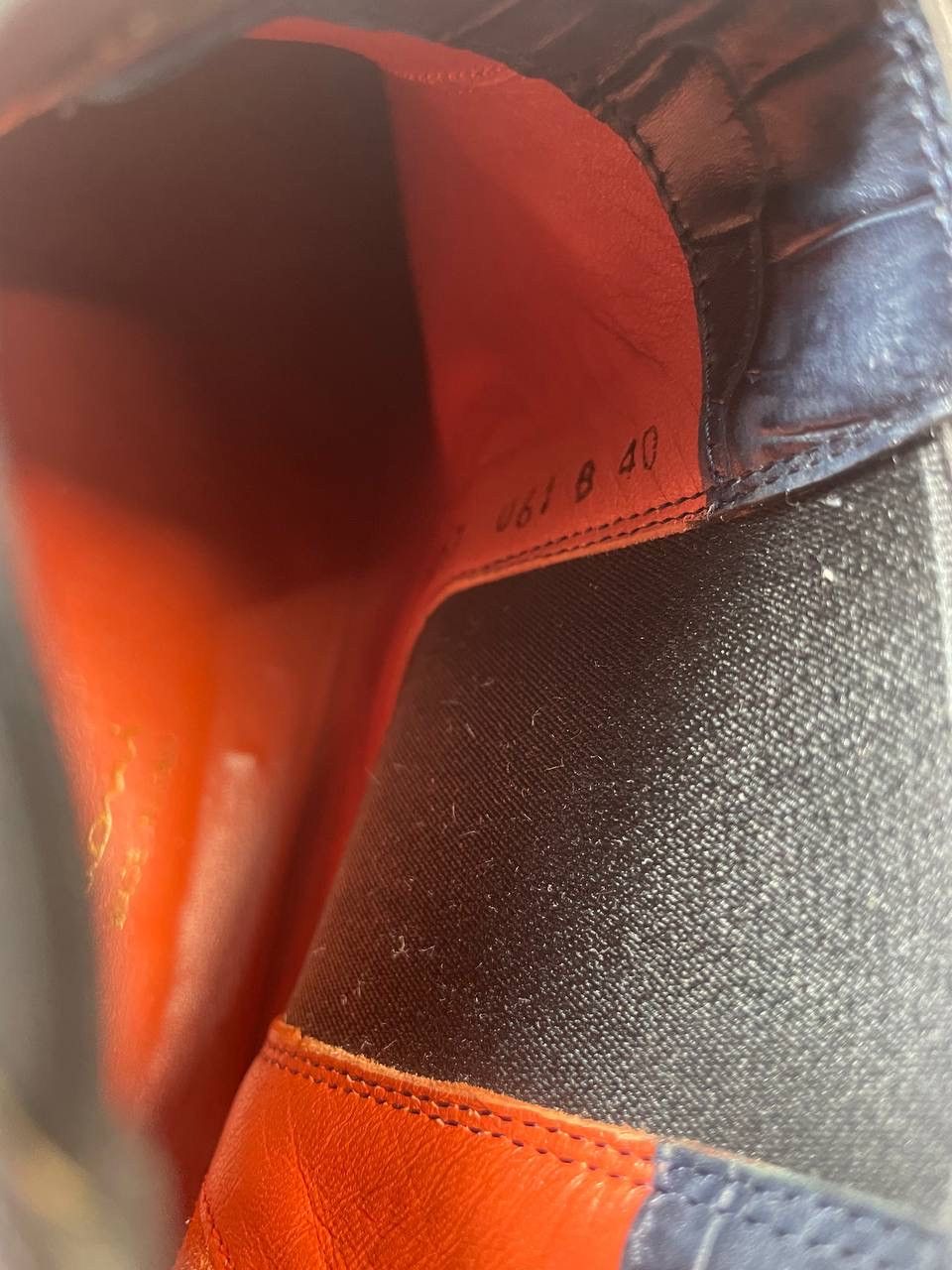 Santoni Santoni Chelsea Snakeskin Mens Boots Shoes Y2K Size US 7 / EU 40 - 9 Thumbnail