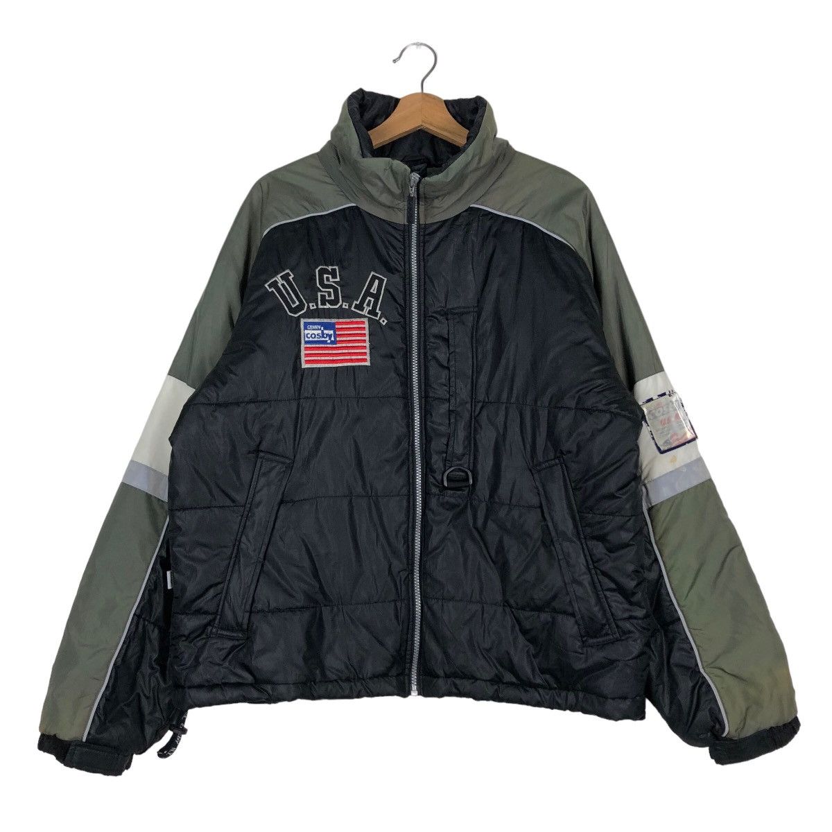 Japanese Brand 🔥Vintage Bomber Jacket Cosby USA Big Logo Spell Out Size US M / EU 48-50 / 2 - 1 Thumbnail