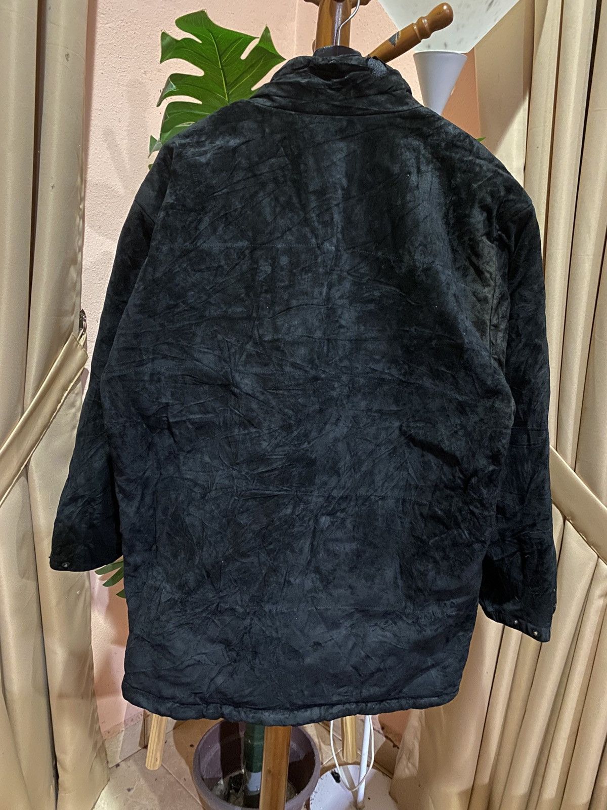 JUN MEN Vintage JUN MEN Crushed Velvet Style Black Jacket Japan Size US L / EU 52-54 / 3 - 6 Thumbnail