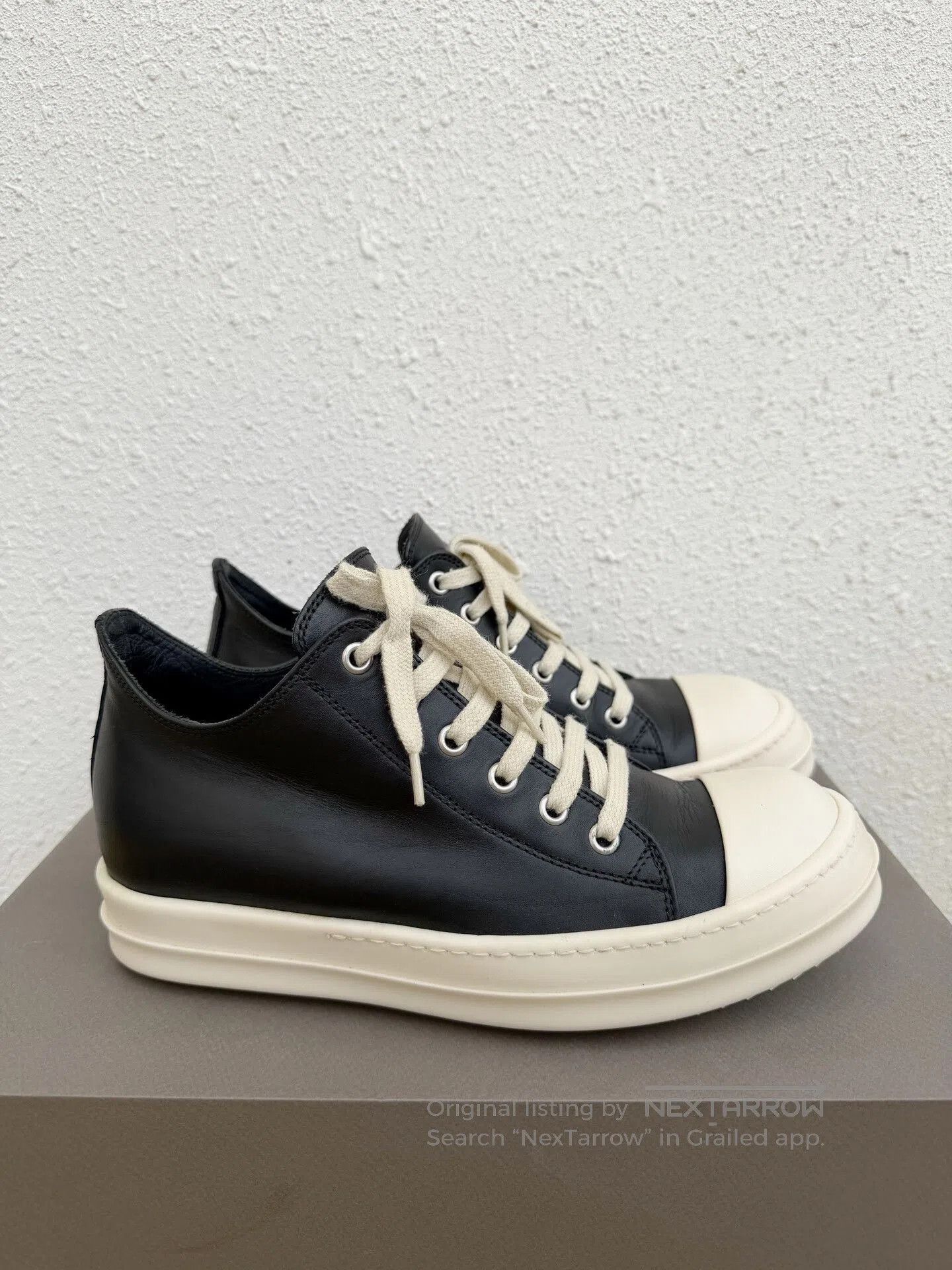 Rick Owens Rick Owens Converse RO Women's Low-Top Leather. Size US 7 / IT 37 - 1 Thumbnail