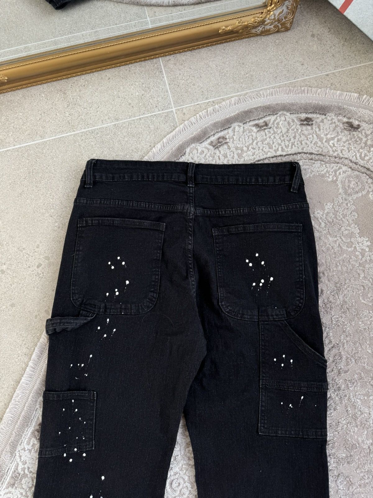Japanese Brand Japanese Gallery Dept Style Bootcut Black Flared Jeans Y2K Size US 32 / EU 48 - 6 Thumbnail