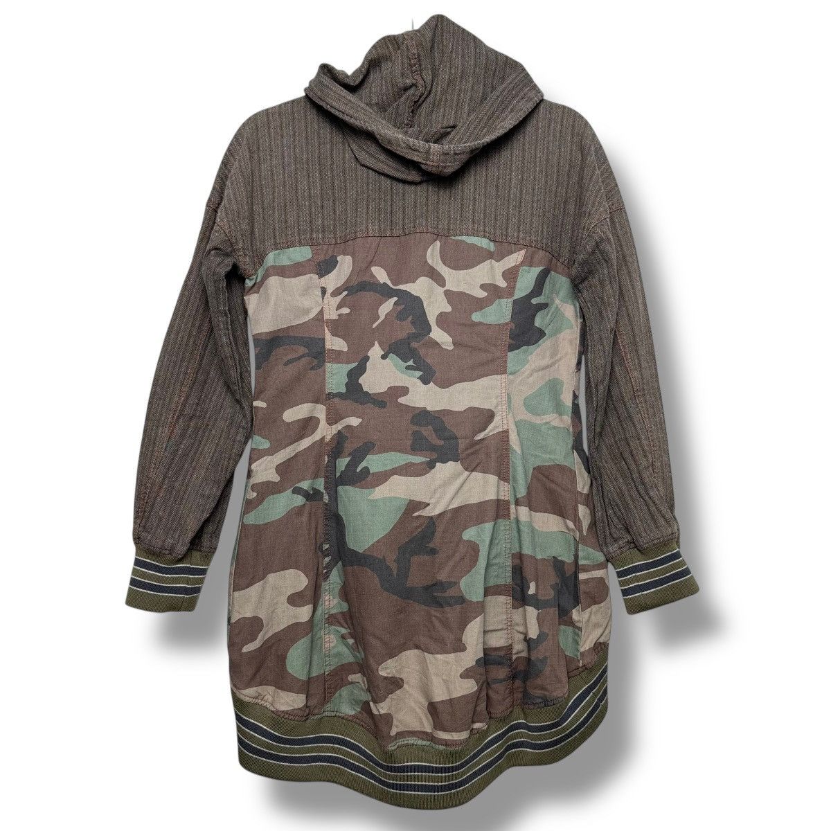 Jean Paul Gaultier Vintage Jean Paul Gaultier Camouflage Army Parka Jacket Size US XS / EU 42 / 0 - 2 Thumbnail