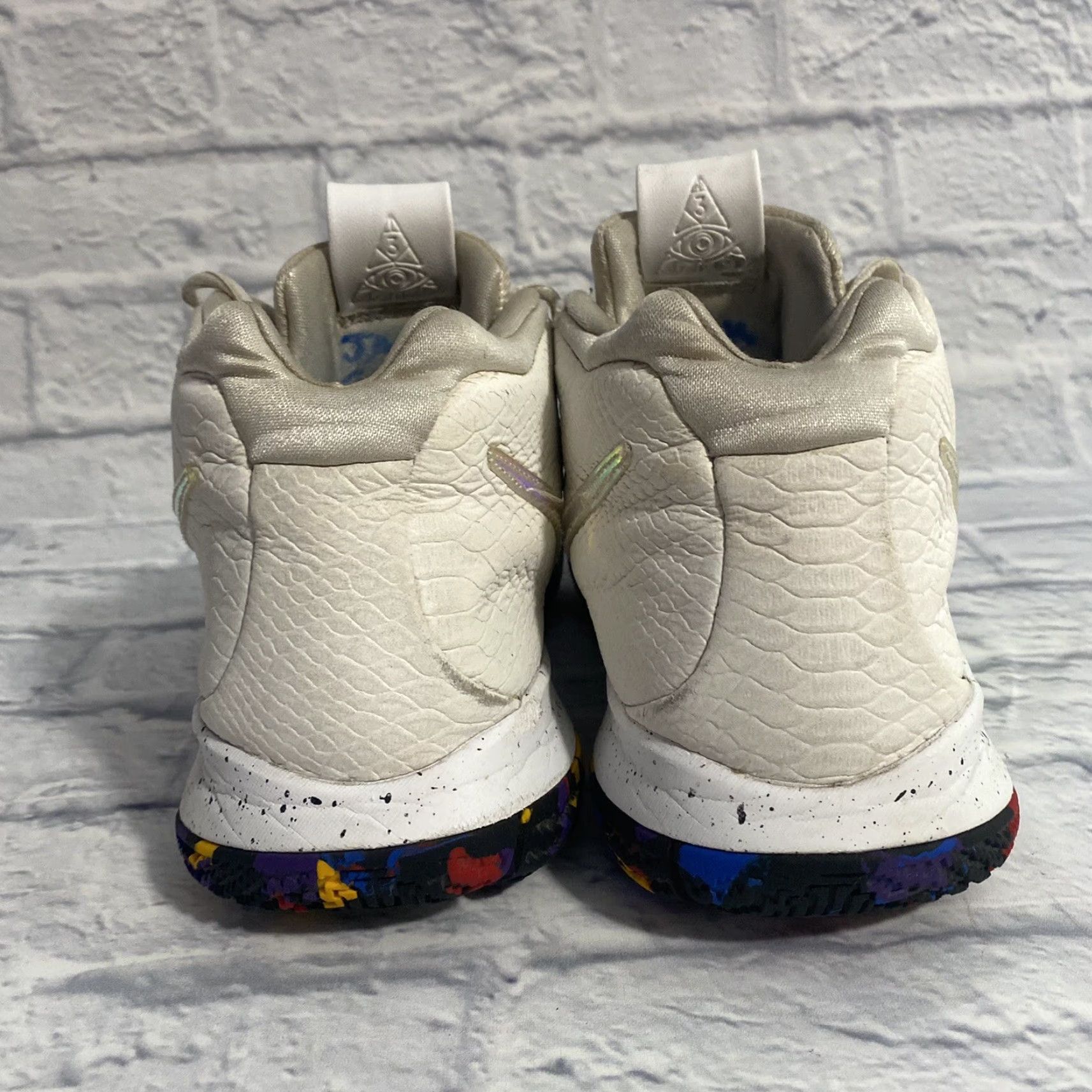 Nike Nike Kyrie 4 NCAA March Madness White Multicolor 943806-104 Men’s Size 11.5 Basketball Sneaker Mens Size US 12 / EU 45 - 4 Thumbnail