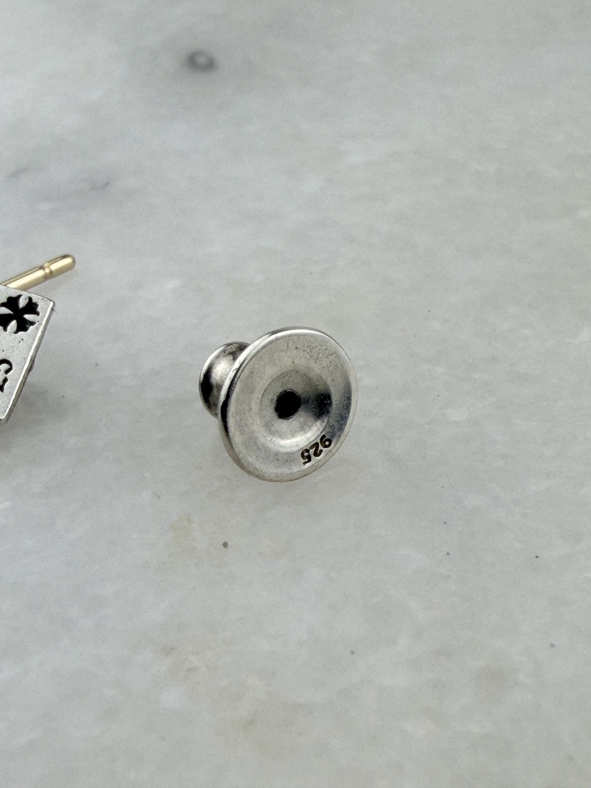 Chrome Hearts CHROME HEARTS PYRAMID PLUS DROP EARRING Size ONE SIZE - 7 Thumbnail