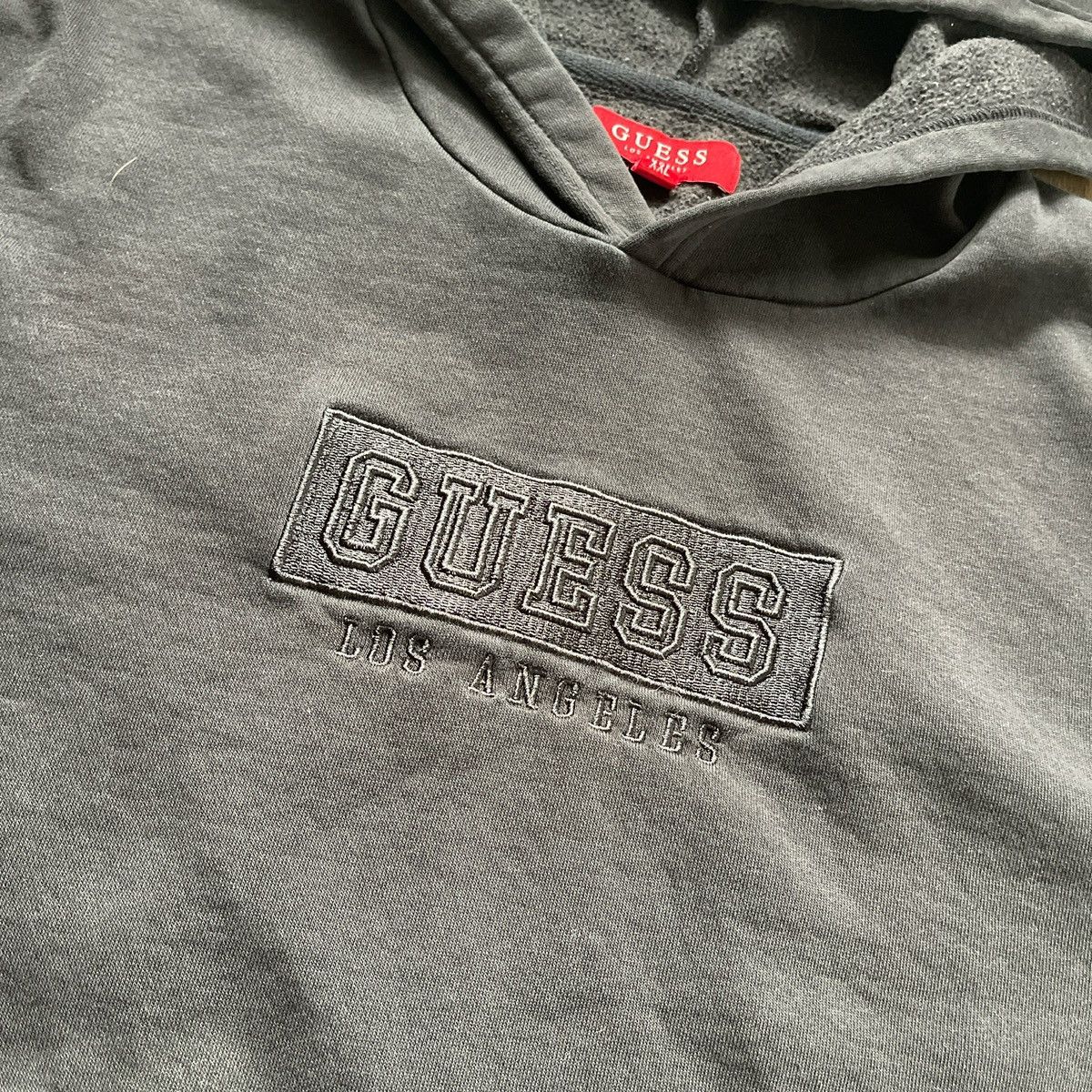 Guess Vintage Guess Box Logo Hoodie Size US XL / EU 56 / 4 - 1 Thumbnail