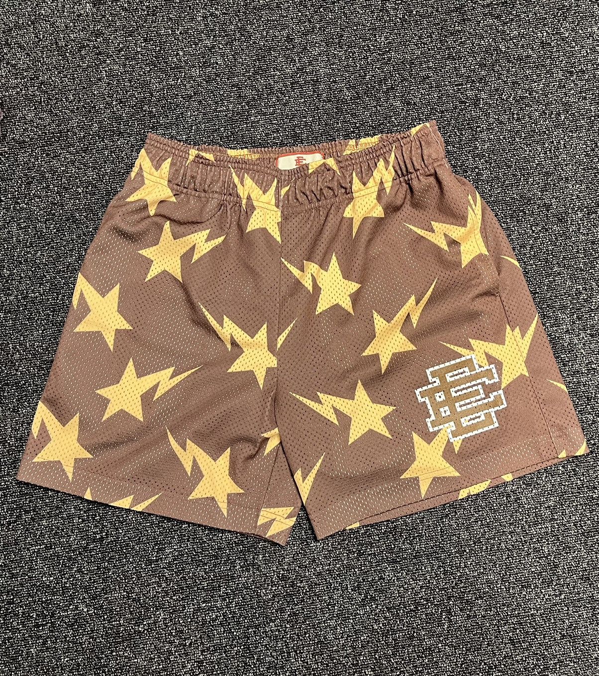 Bape × Eric Emanuel Eric Emanuel X Bape Miami basic short Brown