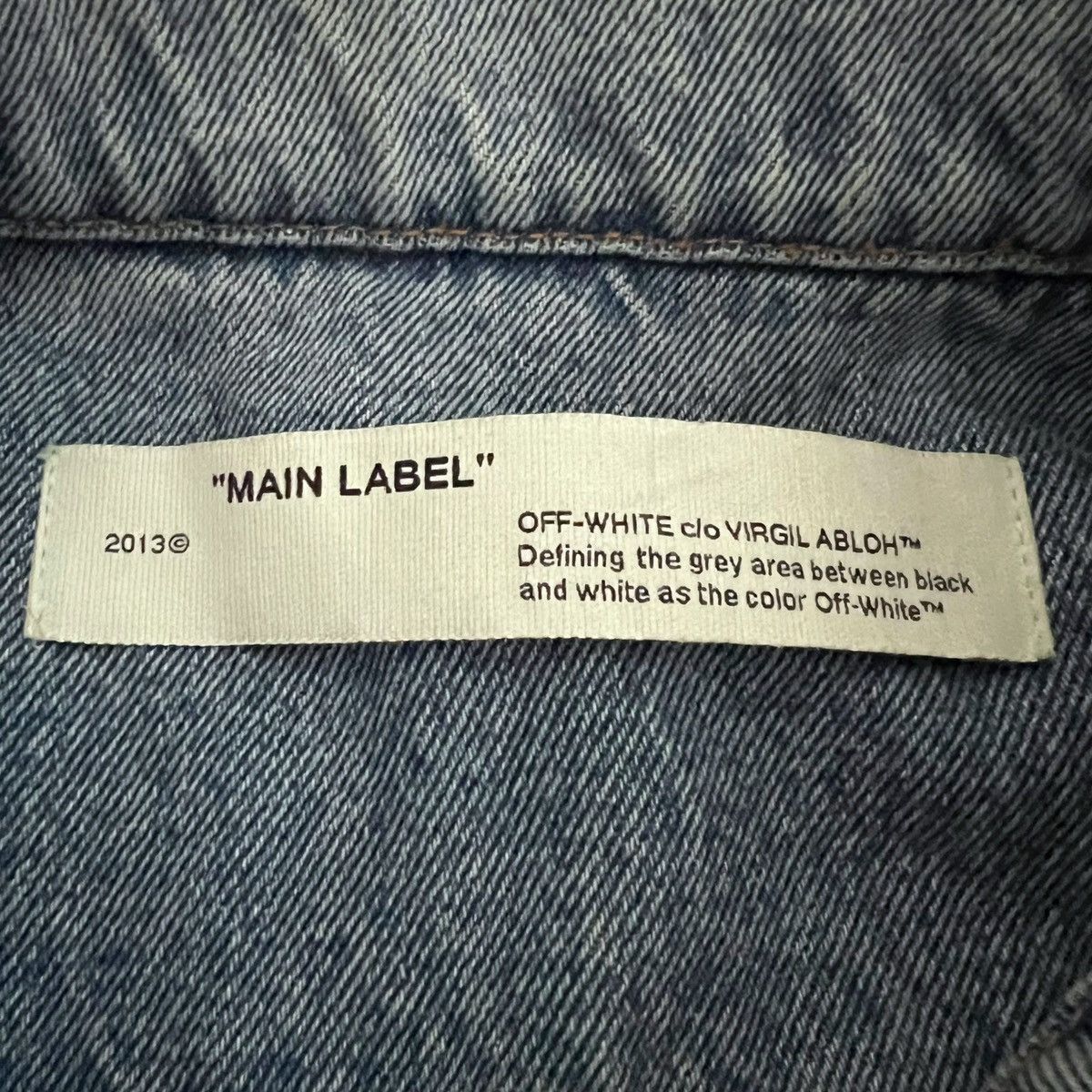 Off-White Off-White Spray Denim Jacket Size US L / EU 52-54 / 3 - 4 Thumbnail