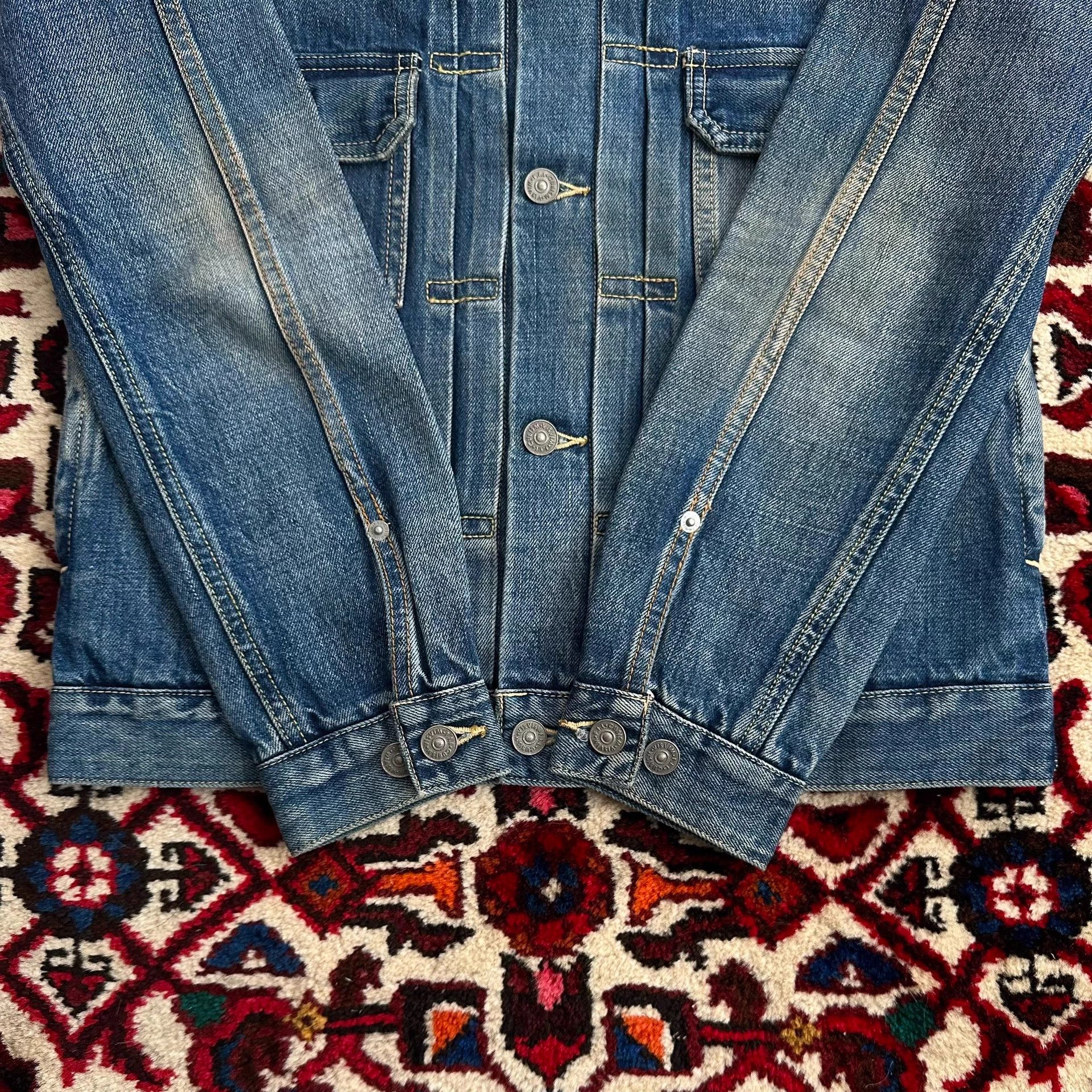 Visvim visvim 13ss 101 1 denim jacket oily yellow mud wash Size US S / EU 44-46 / 1 - 4 Thumbnail
