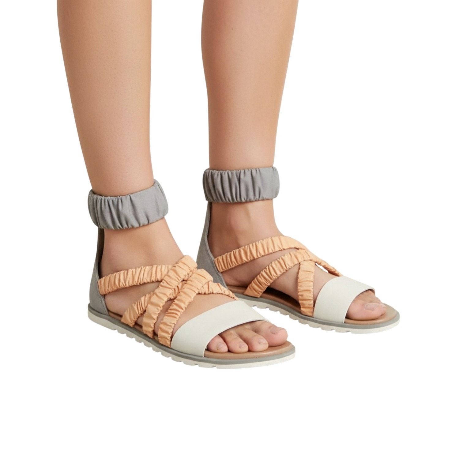 SOREL Sorel Chrome Gray & Faded Spark Ella II Women Sandal, US7.5 Size US 7.5 / IT 37.5 - 1 Thumbnail