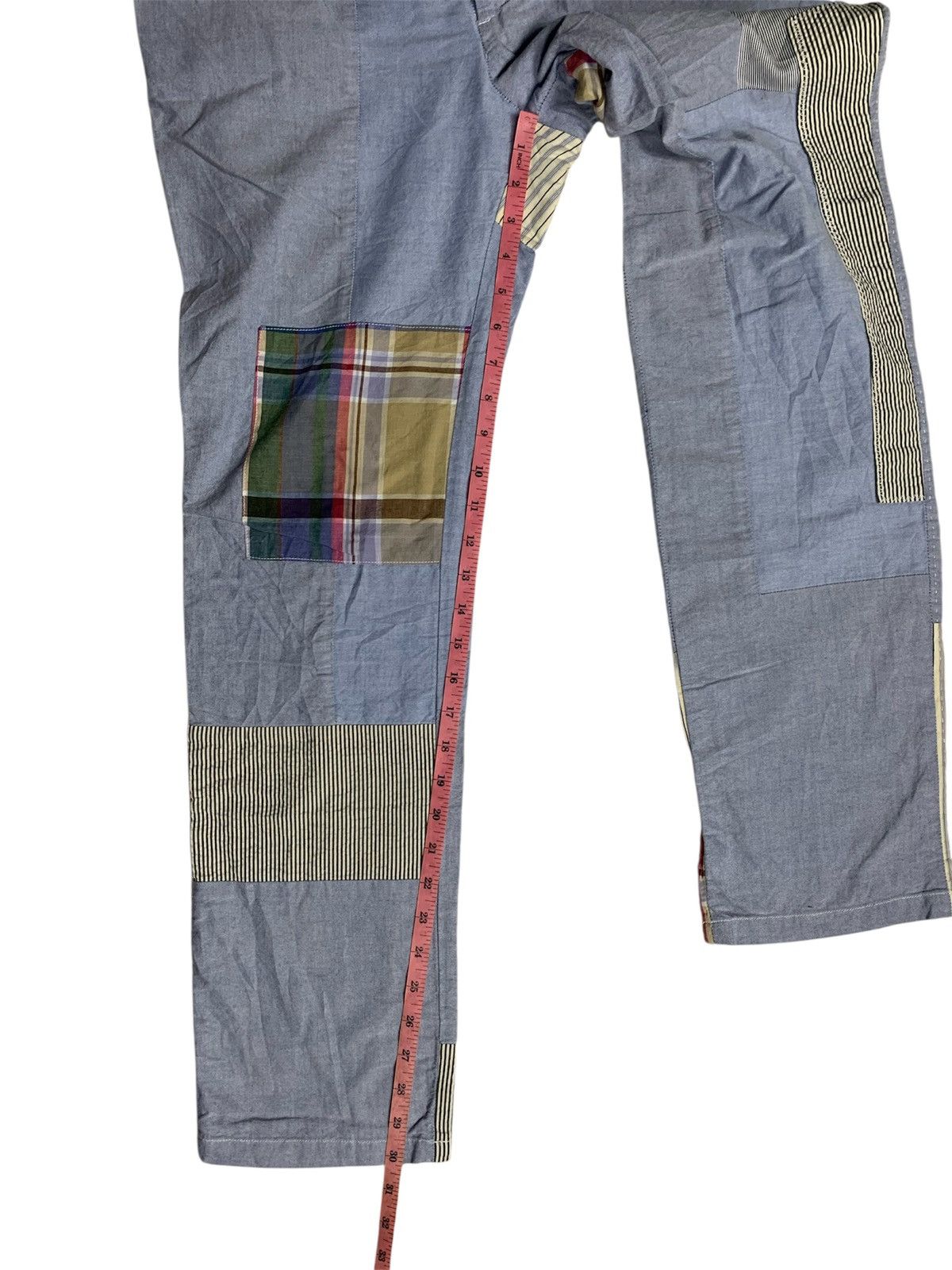 Japanese Brand Ciname Boro madras Plaid pacthwork Size US 32 / EU 48 - 9 Thumbnail