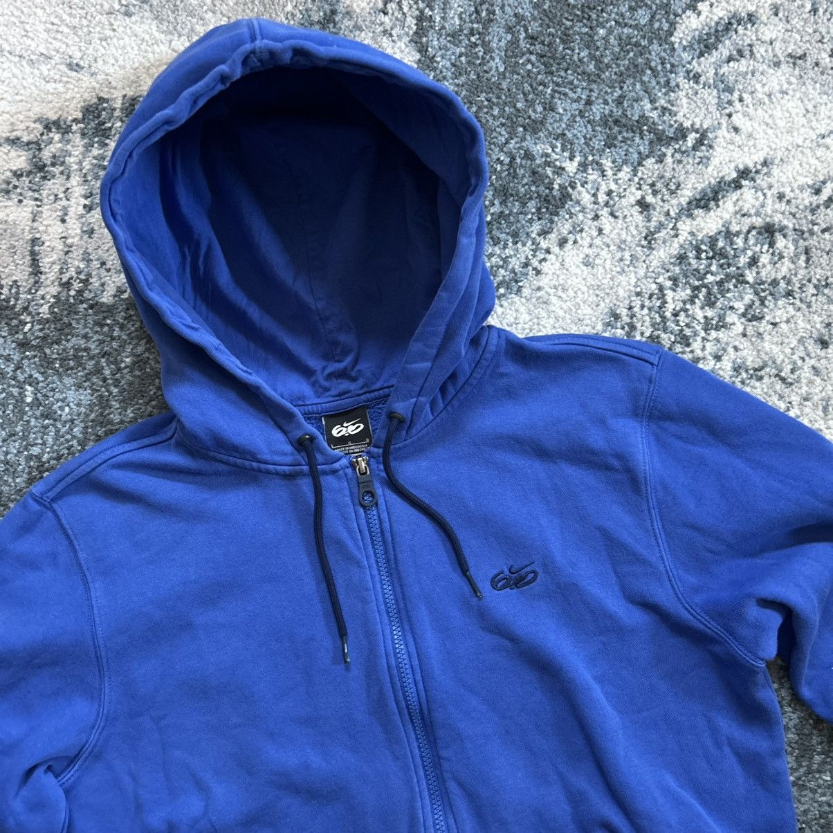 Nike 2012 NiKE 6.0 FADED ROYAL BLUE YKK ViSLON DOUBLE ZiP HOODiE Size US L / EU 52-54 / 3 - 8 Thumbnail