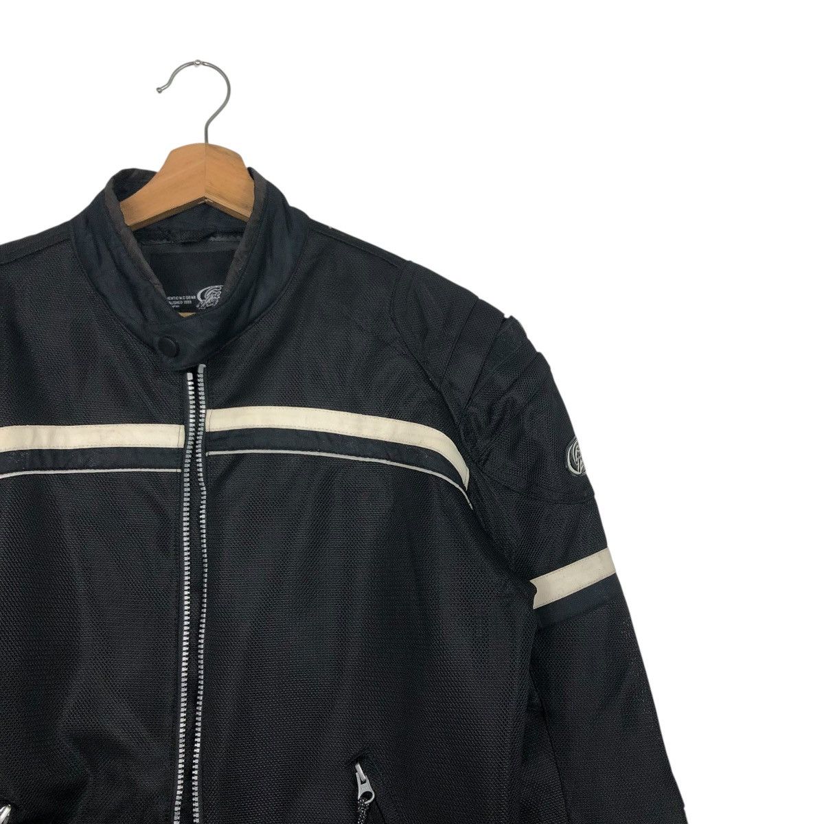 Japanese Brand 🔥RICH BLACK VINTAGE RACING BIKER JACKET GREEDY BIG LOGO Size US M / EU 48-50 / 2 - 8 Thumbnail