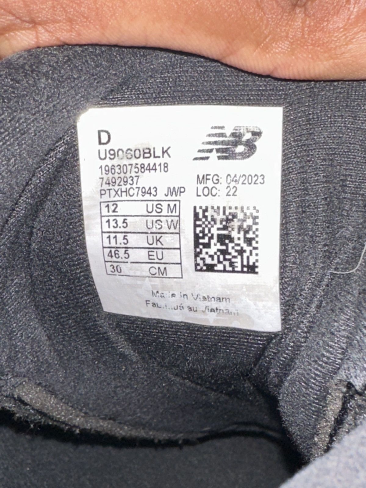 New Balance New Balance 9060 Black Castlerock Size US 12 / EU 45 - 6 Thumbnail