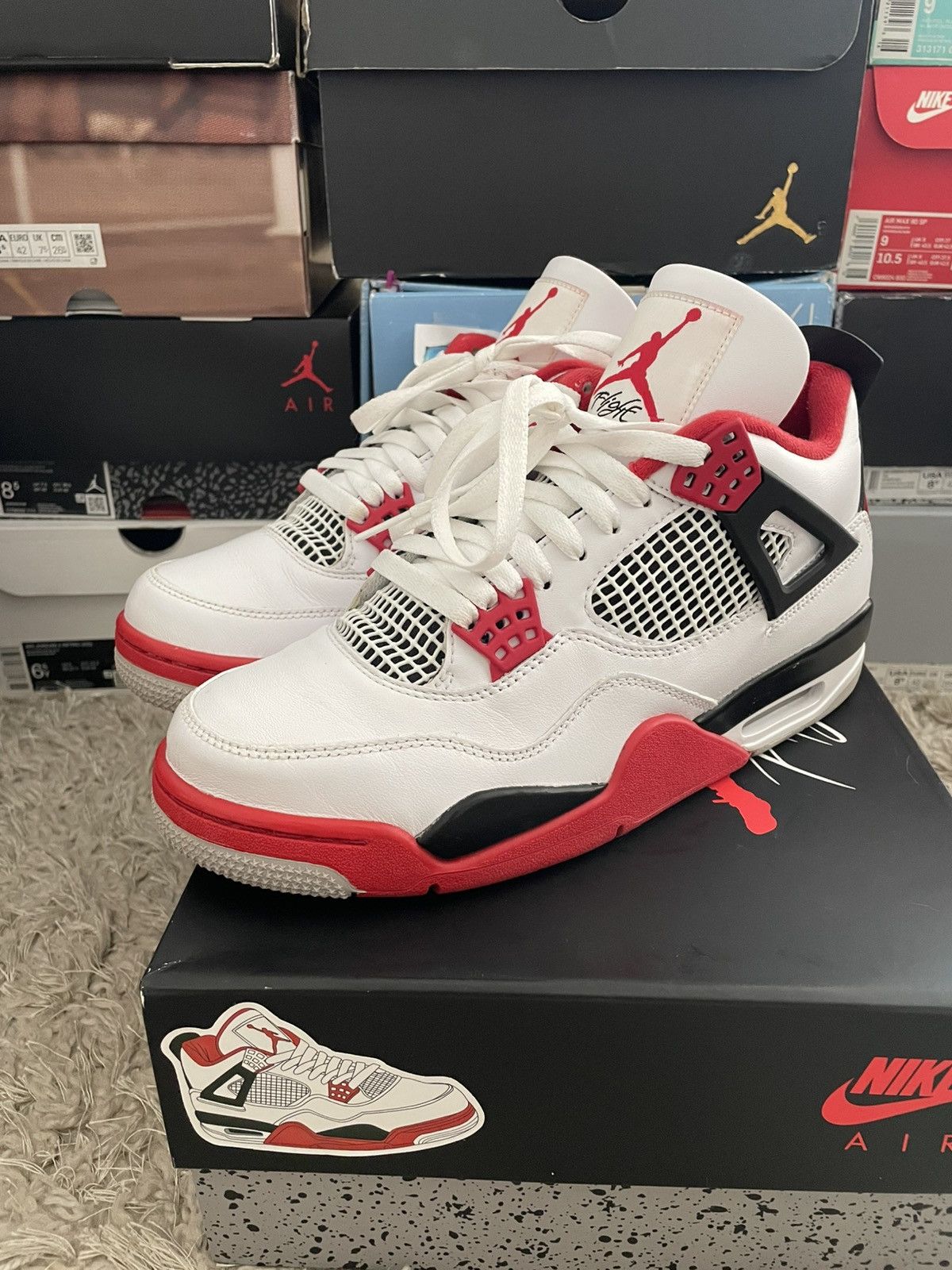 Jordan Brand Jordan 4 Fire Red Size US 9 / EU 42 - 1 Thumbnail