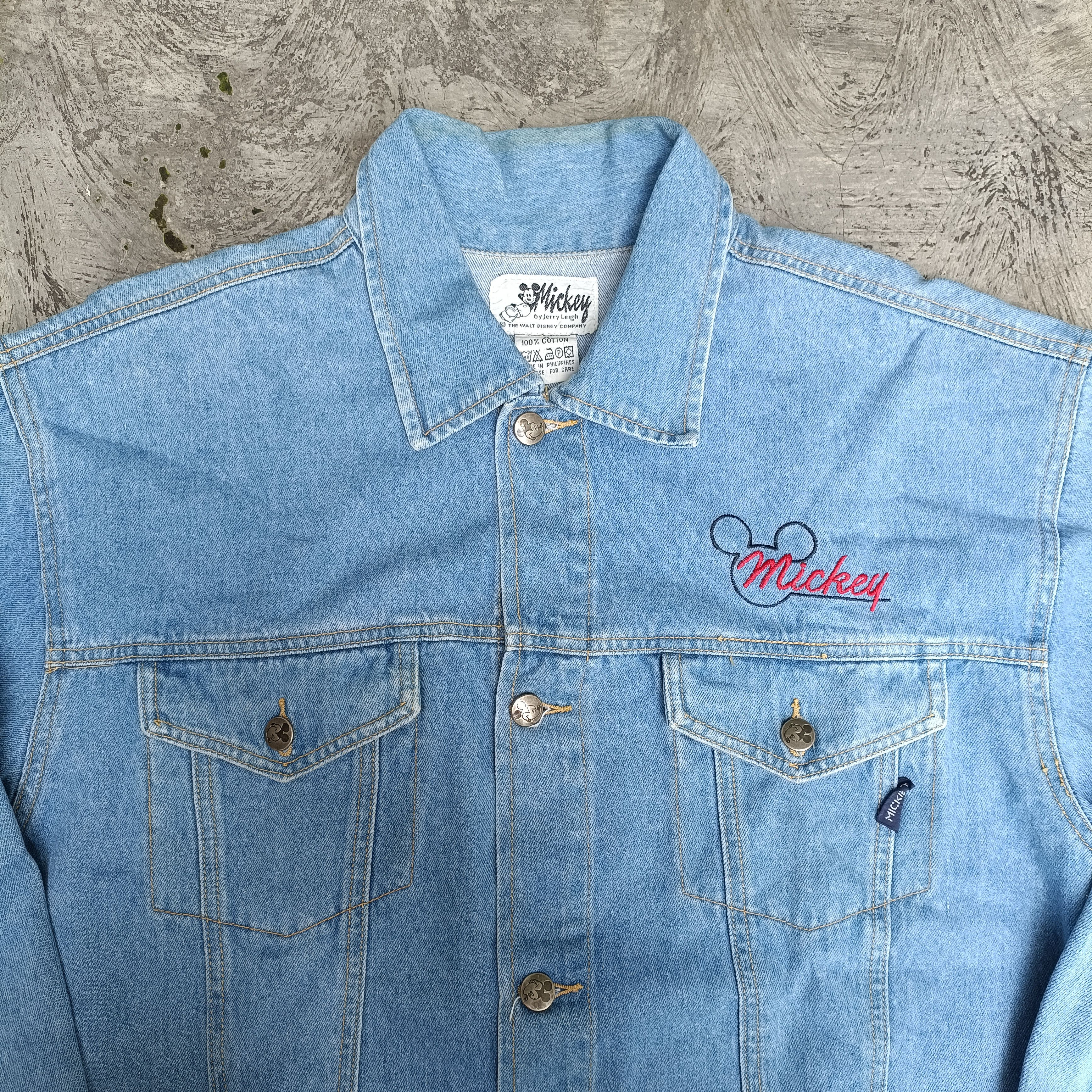 Disney Vintage Mickey Jacket By Jerry Leigh The Walt Disney Company Size US L / EU 52-54 / 3 - 3 Thumbnail