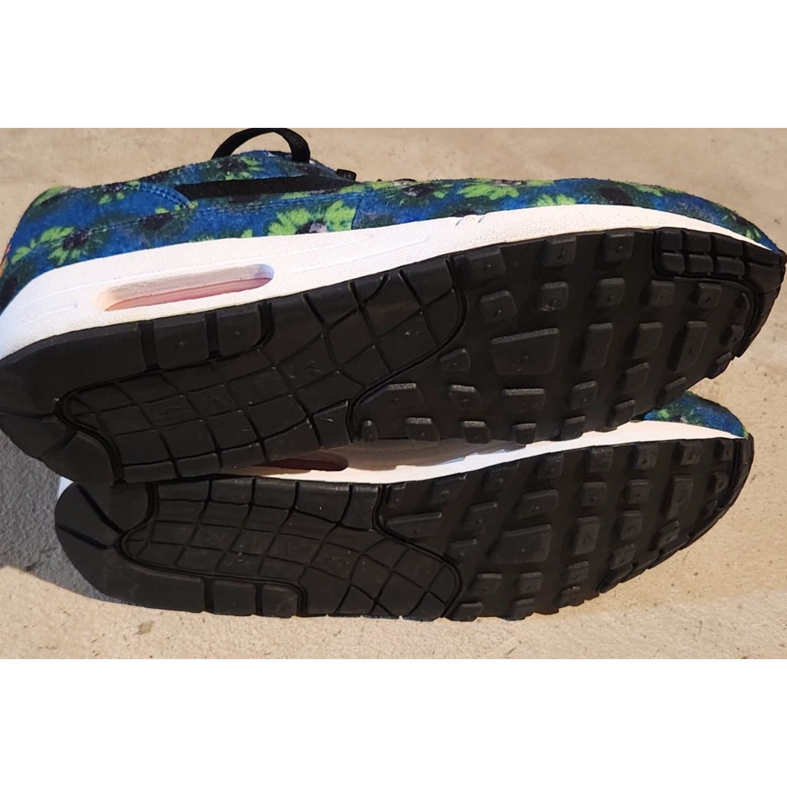 Nike Nike Air Max 1 Premium SE 'Floral Mowabb' Fleece Men’s Size 10 858876-002 Color Blue 90s Floral Tropical Nike Sneaker Mens Size US M / EU 48-50 / 2 - 4 Thumbnail