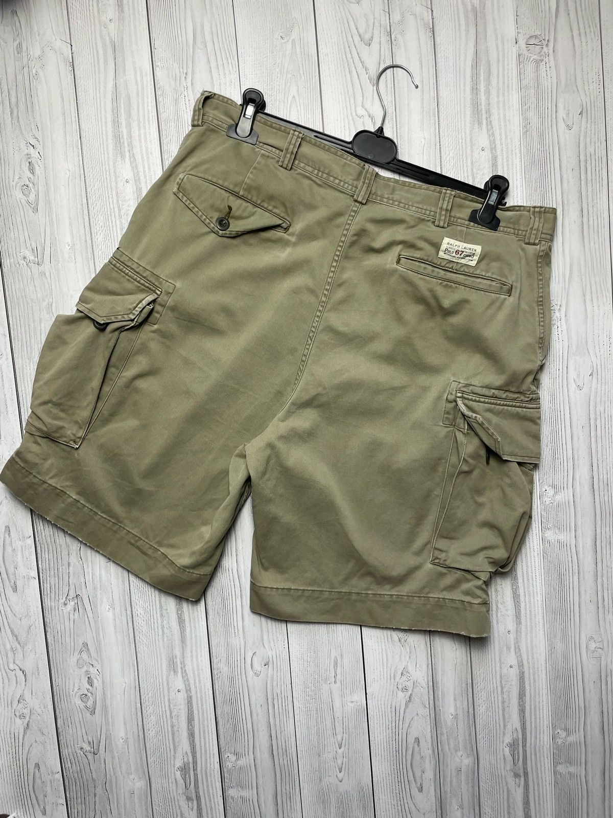 Polo Ralph Lauren × Vintage Vintage polo Ralph Lauren cargo shorts size 38 pocket y2K Size US 38 / EU 54 - 2 Thumbnail