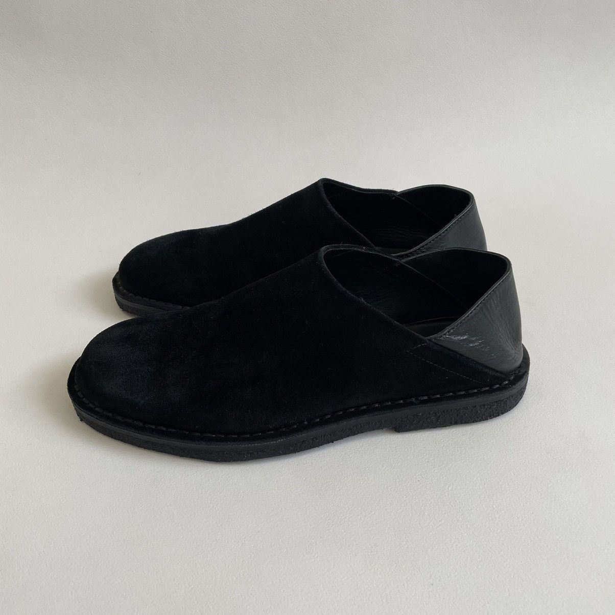 Ann Demeulemeester Black Suede Loafers / Mules Size US 8 / IT 38 - 14 Thumbnail