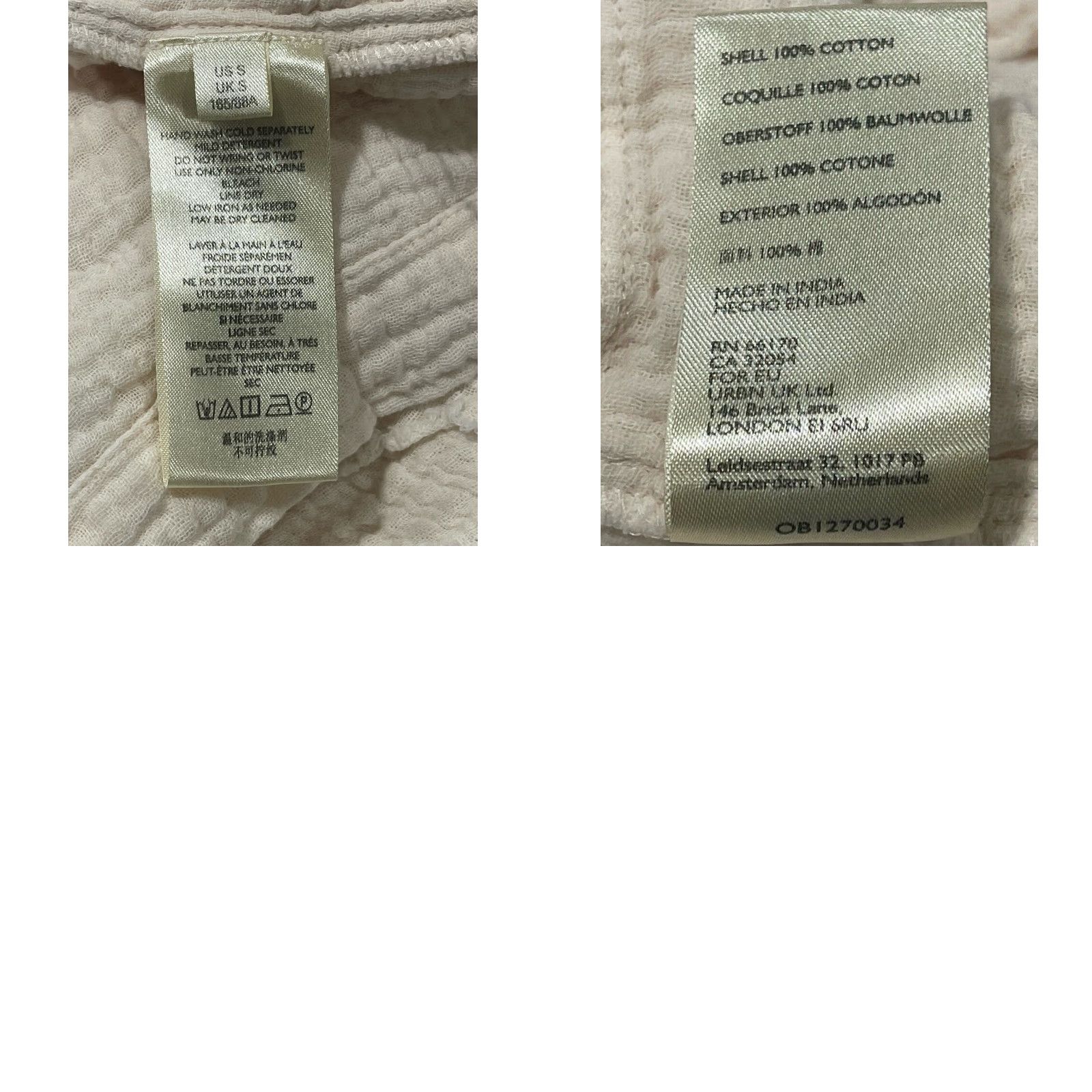 Free People VINTAGE Free People Midi Dress Womens Small Ivory Bohemian 90s Size S / US 4 / IT 40 - 8 Thumbnail
