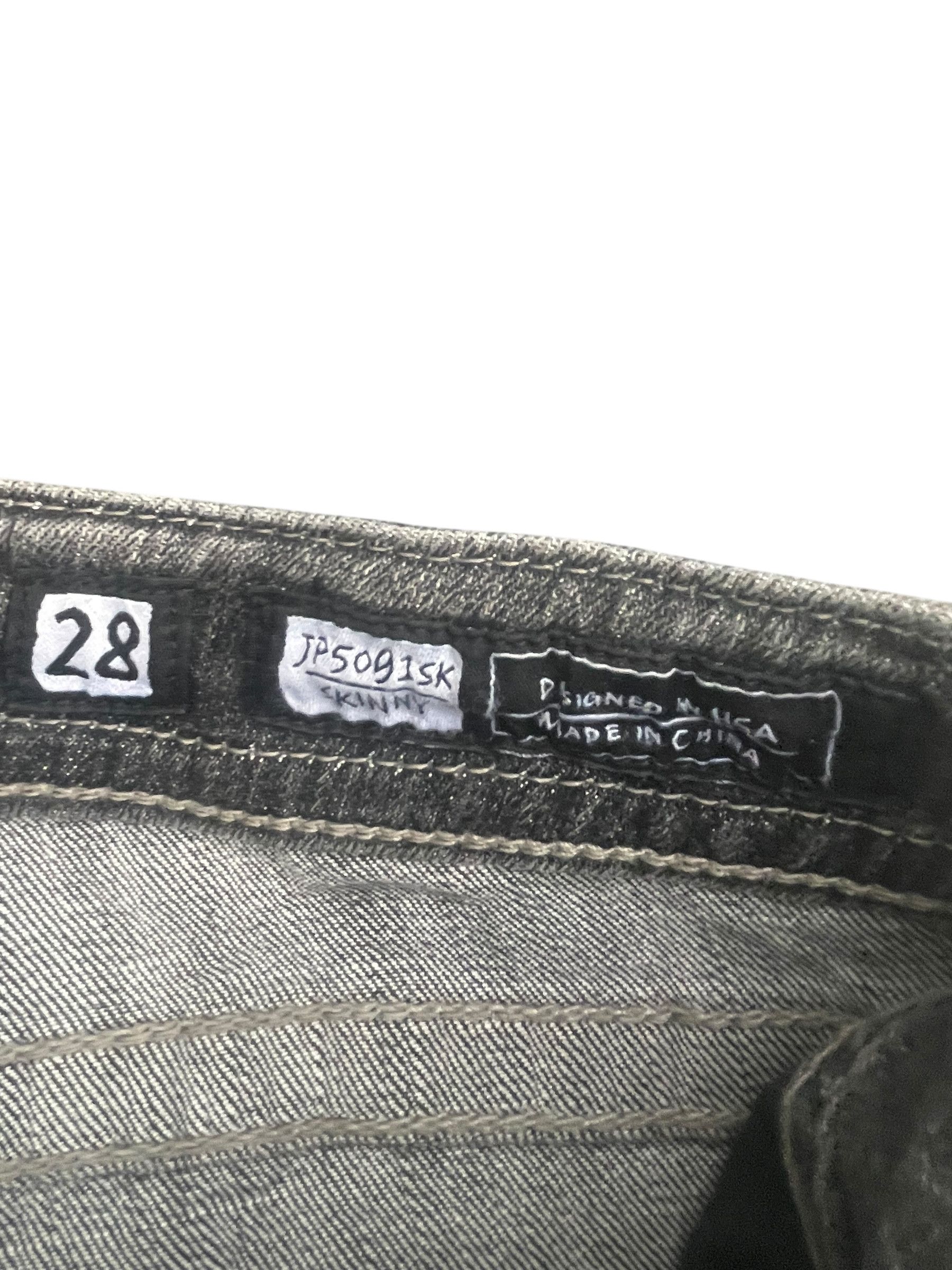If Six Was Nine Miss Me Skiny Distresed Denim Size 30" / US 8 / IT 44 - 4 Thumbnail