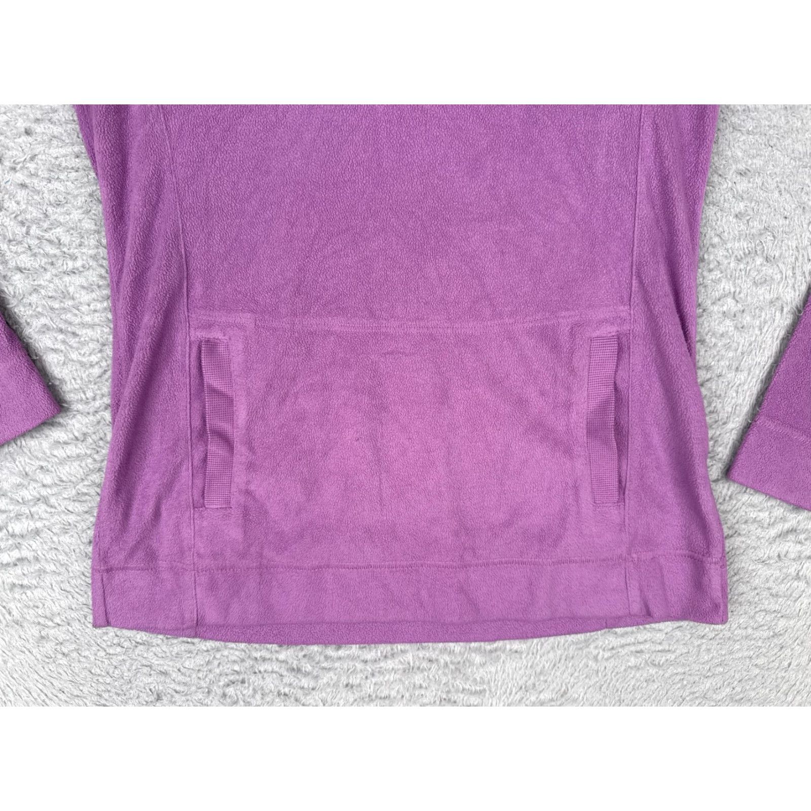 KangaROOS Columbia Hoodie XS Purple Fleece Pullover Hooded Kangaroo Pocket Outdoor Hiking Womens Size XS / US 0-2 / IT 36-38 - 5 Thumbnail