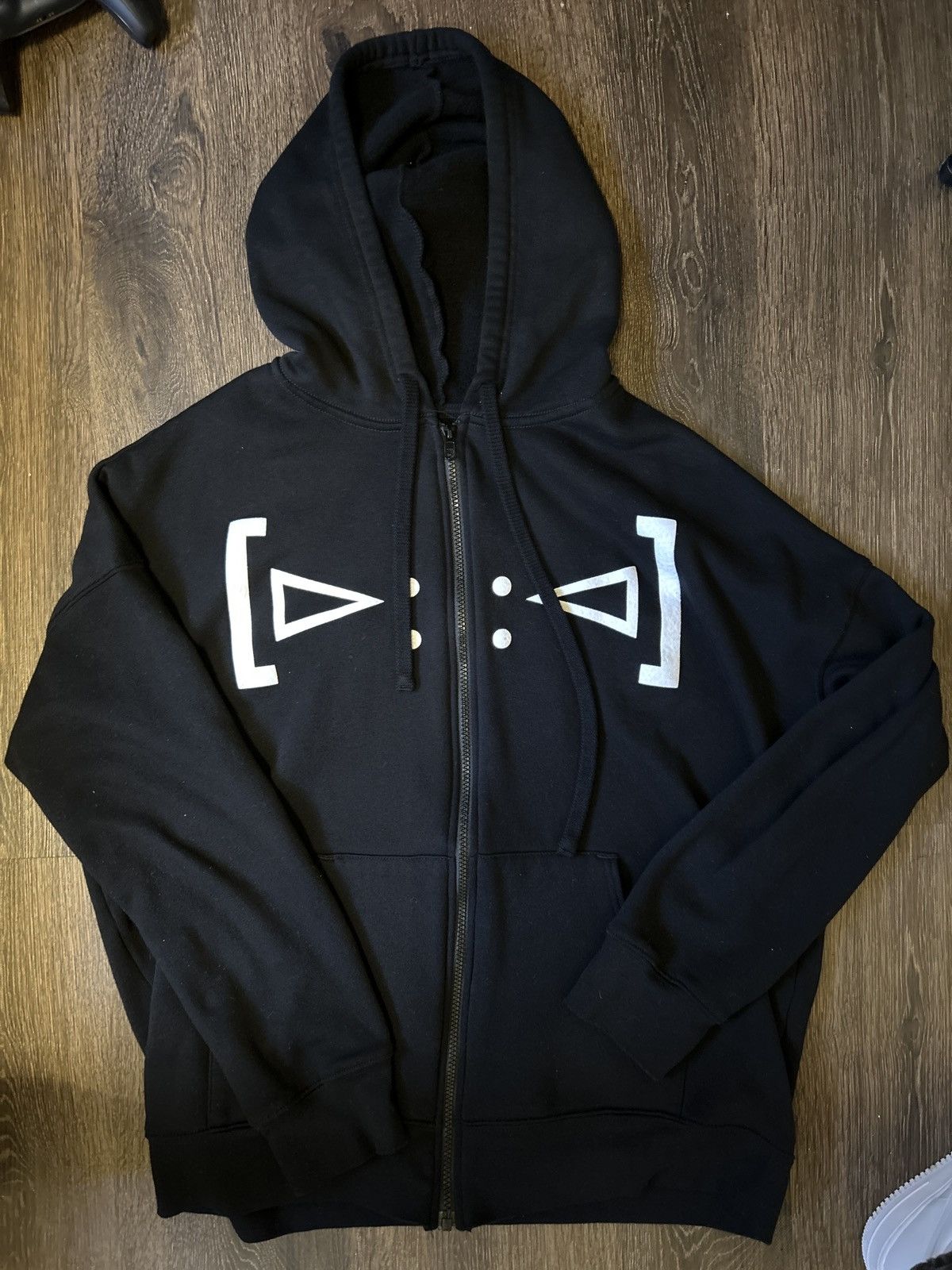 Ken Carson × Playboi Carti Ken Carson A Great Chaos Gimp Face Hoodie