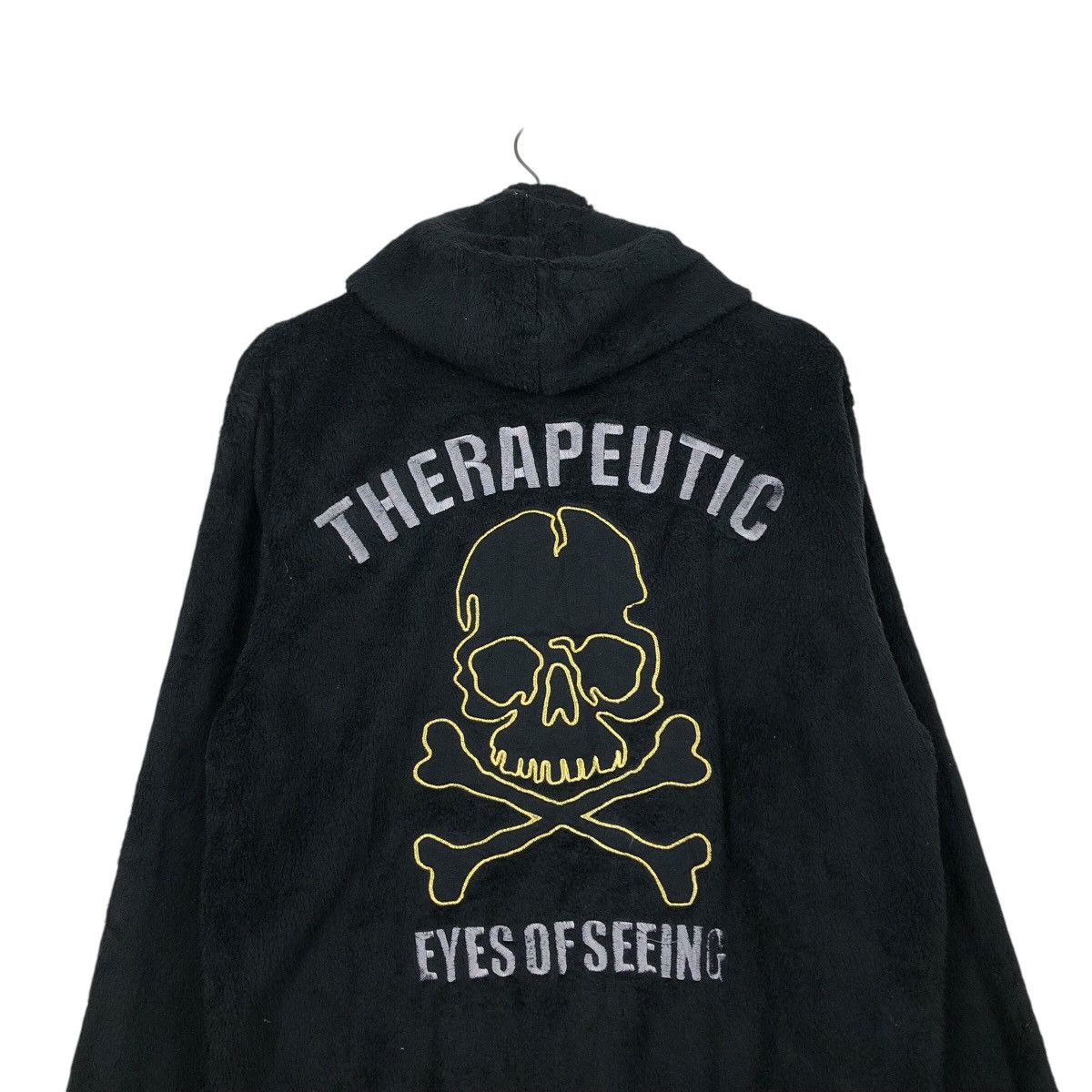 Japanese Brand Vintage Zipper Jacket Space Opera Skeleton Big Logo Backhit Size US L / EU 52-54 / 3 - 10 Thumbnail