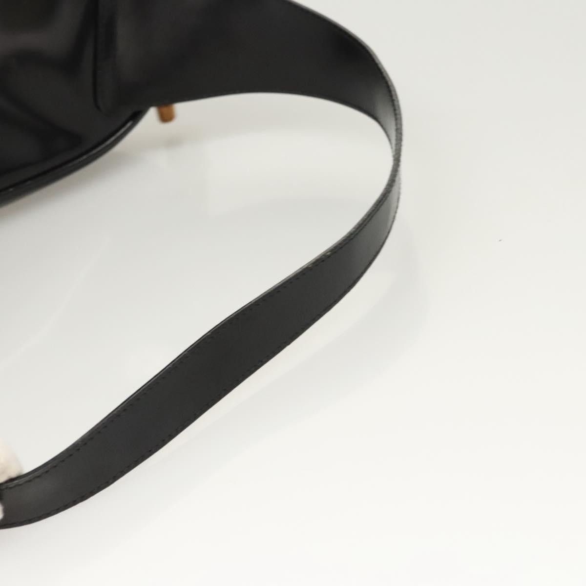 Gucci GUCCI Bamboo Shoulder Bag Enamel Black Gold 007 2113 007 Size ONE SIZE - 7 Thumbnail