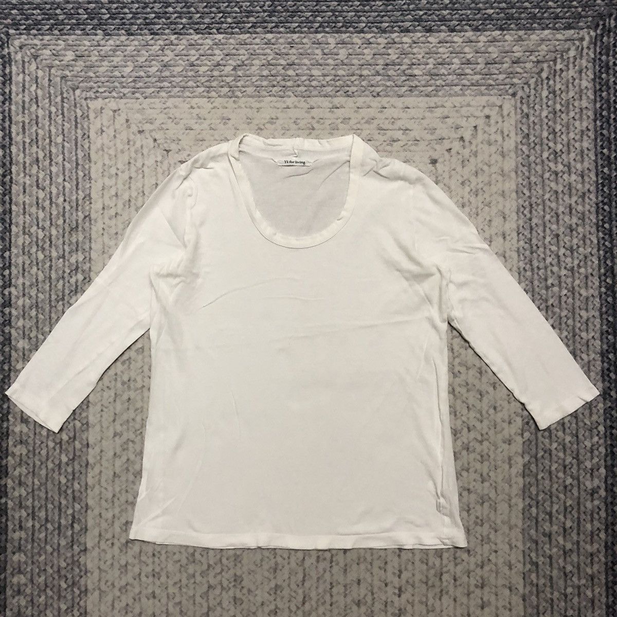 Yohji Yamamoto Distressed Vintage Y’s For Living by Yohji Yamamoto 3/4 Tees Size US XS / EU 42 / 0 - 1 Thumbnail