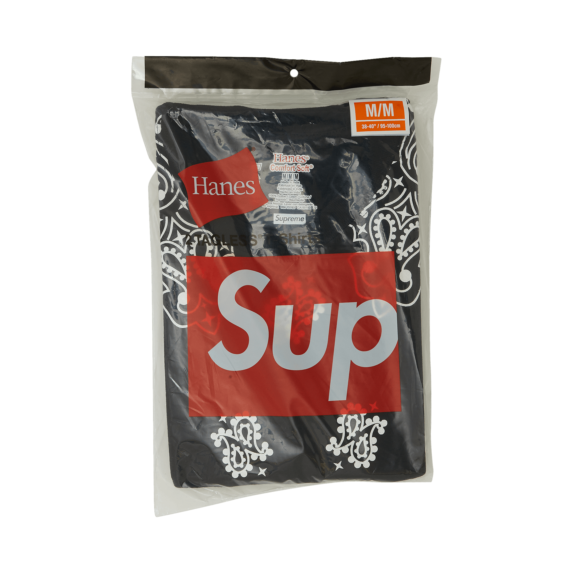 Hanes × Supreme Supreme Hanes Tagless Tees Men's Size XXL 3