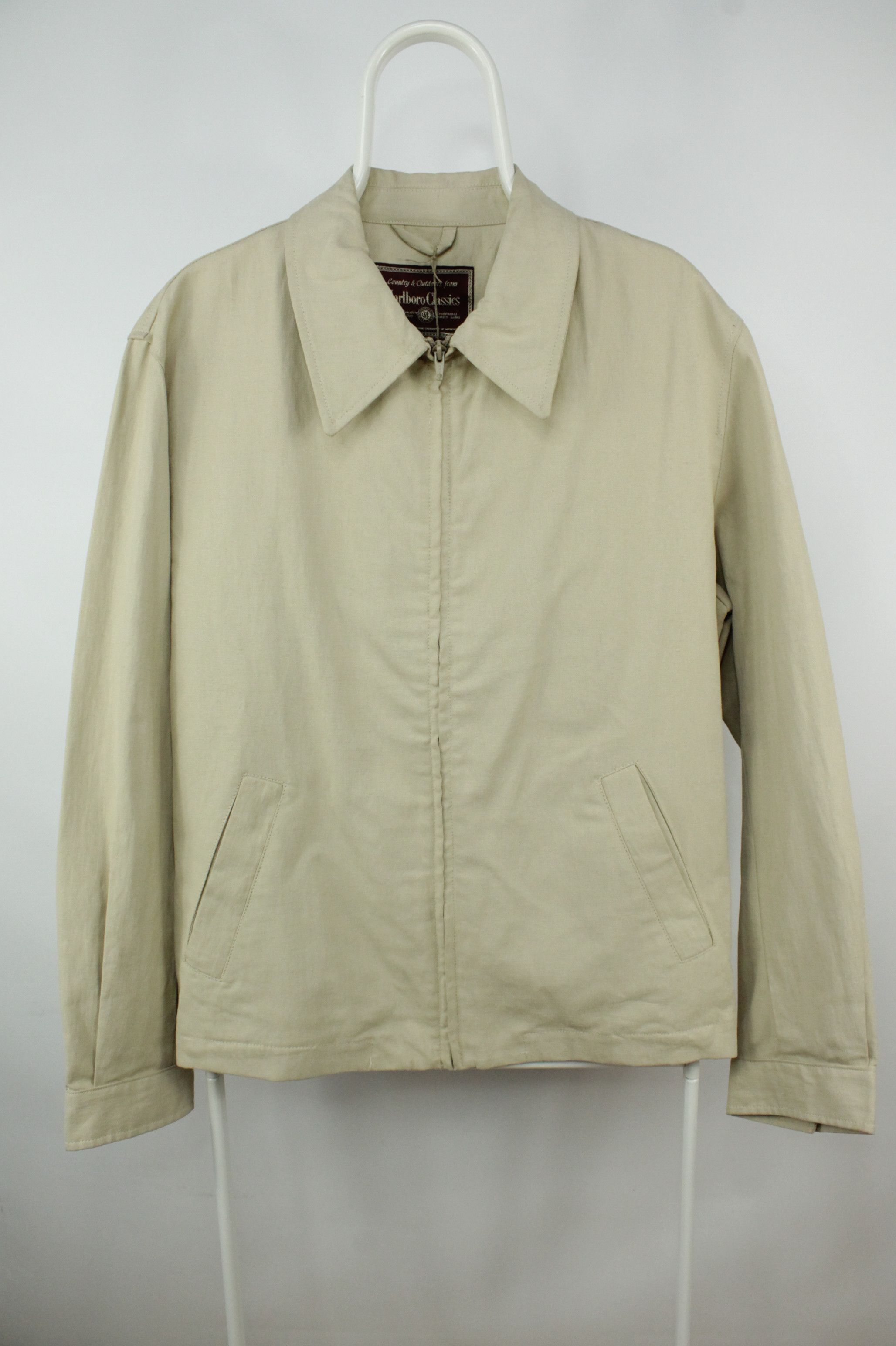 Marlboro Dead stock Vintage Marlboro LinenCotton Stretch Blend Jacket Size US M / EU 48-50 / 2 - 1 Thumbnail