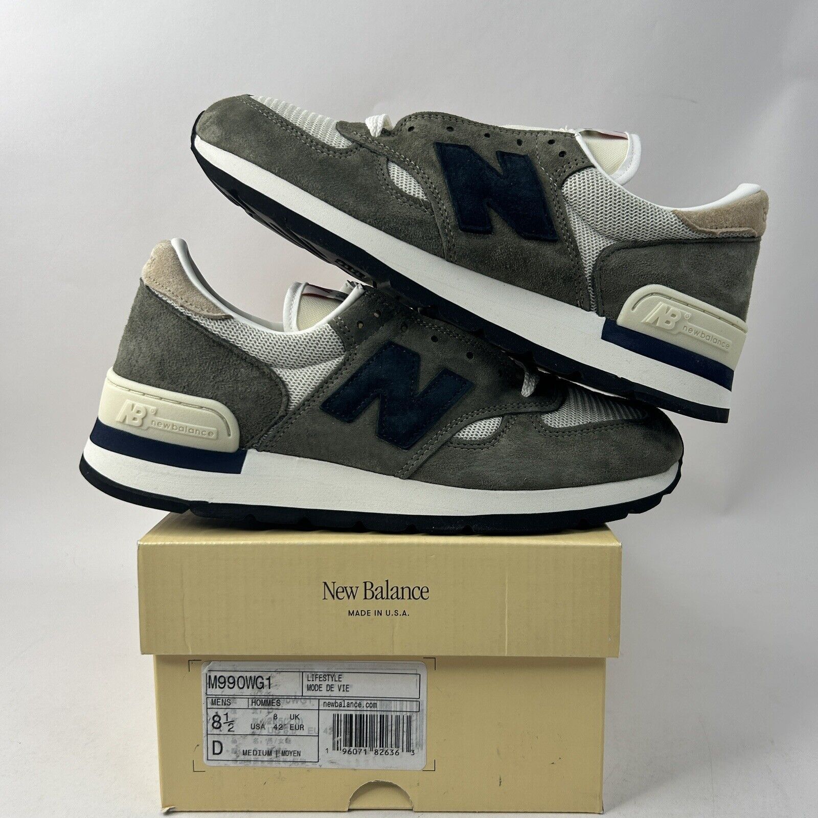 New Balance New Balance 990v1 x Teddy Santis MiUSA “Blue Grey” 2024 Size US 8.5 / EU 41-42 - 1 Thumbnail