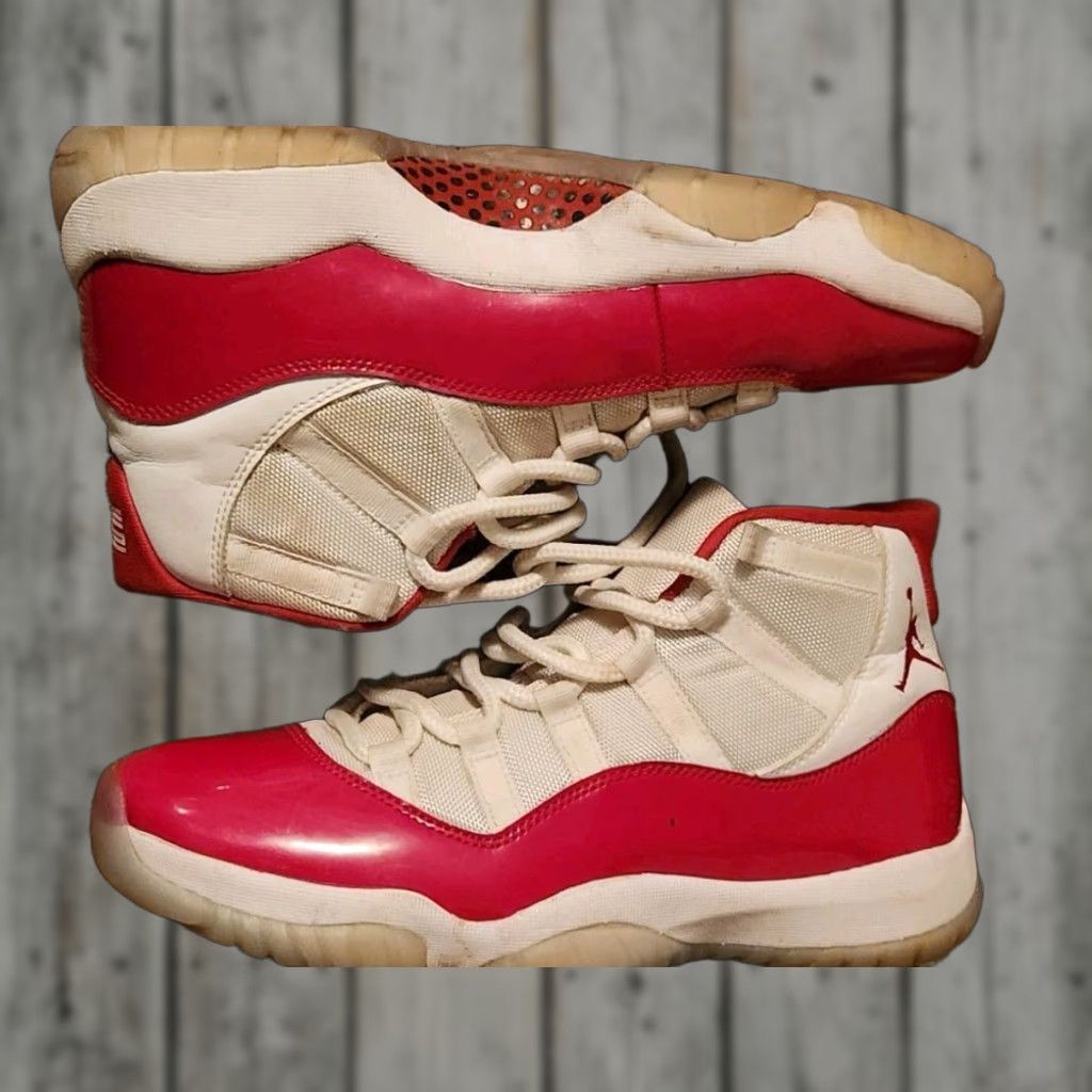 Nike Air Jordan 11 Cherry Retro High Sneaker CT8012-116 Red White Mens 9 2024 Activewear Casual