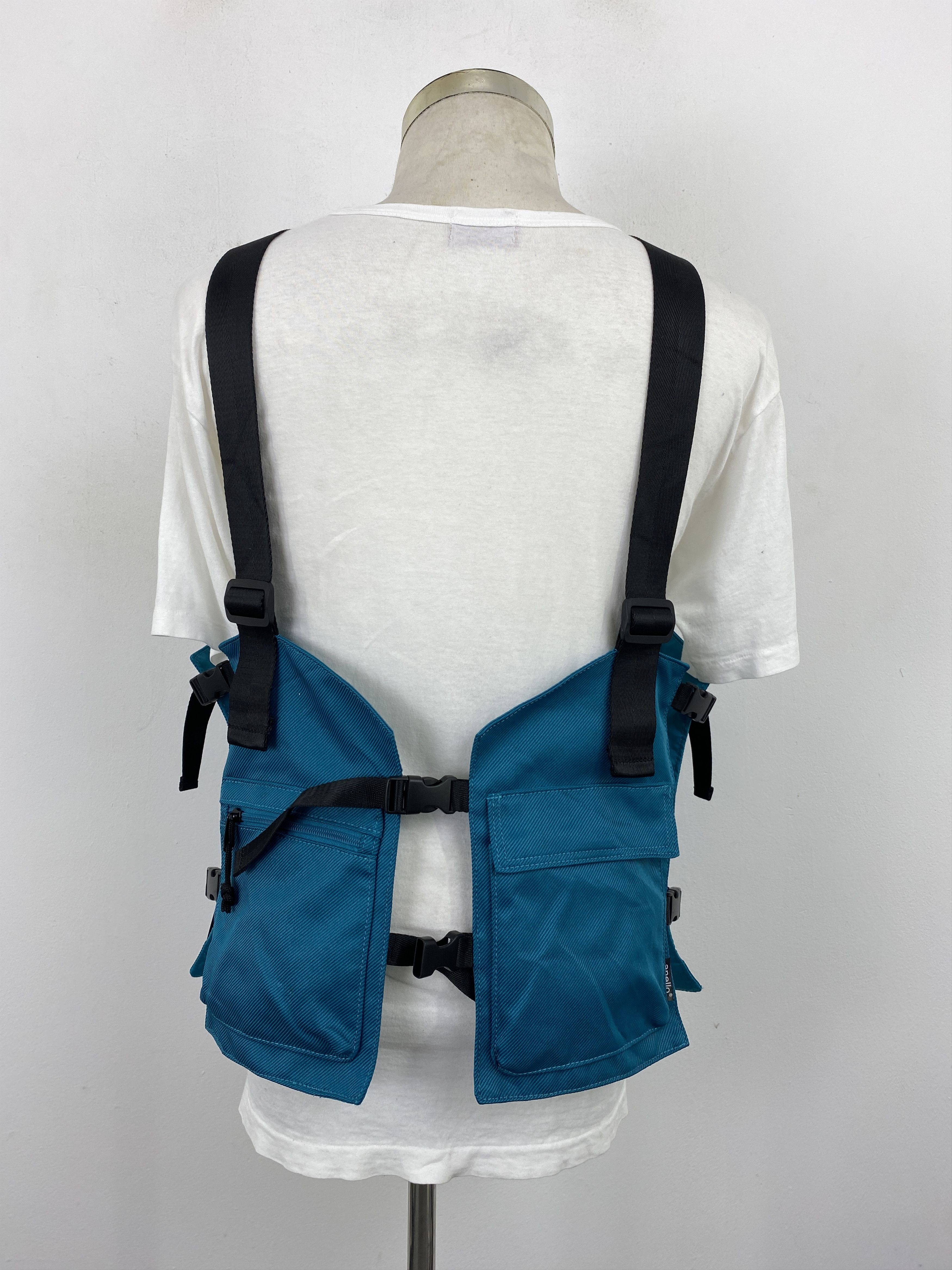 Japanese Brand Vintage Anello Multi Pocket Tactical Vest Backpack BG0134 Size ONE SIZE - 5 Thumbnail
