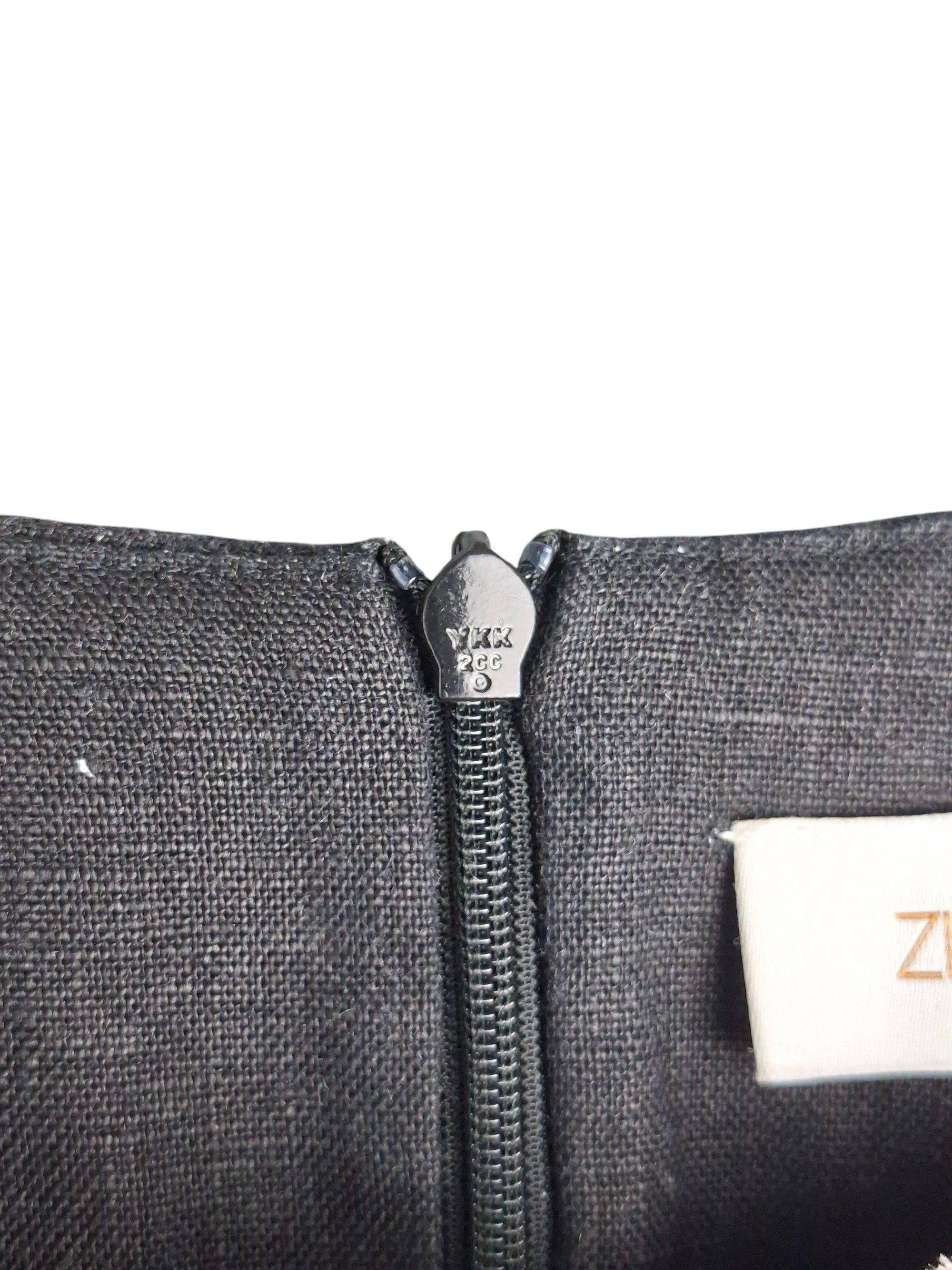 Zimmermann Zimmermann Botanica Butterfly Mini Dress Black Linen Size M / US 6-8 / IT 42-44 - 18 Thumbnail