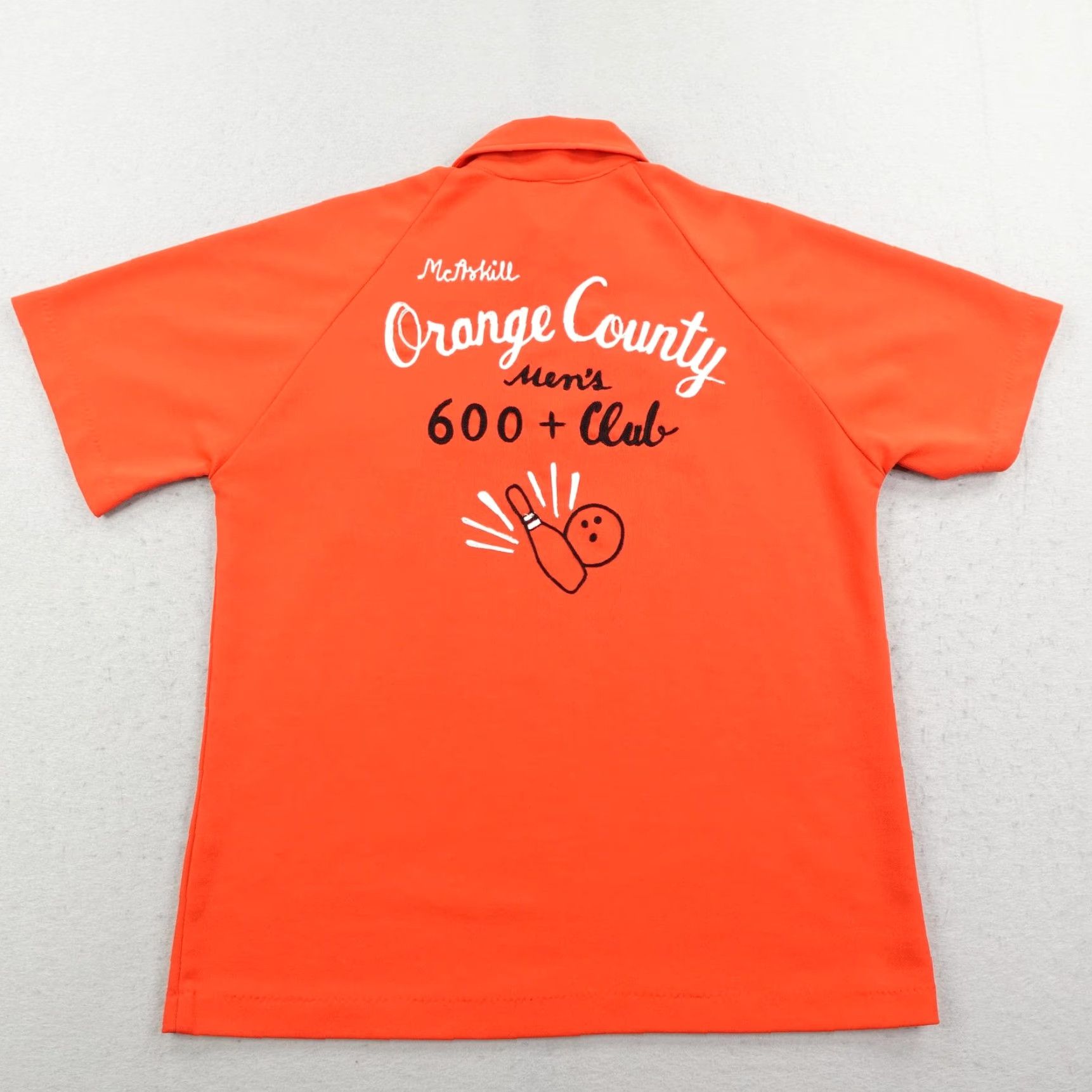 Vintage VINTAGE Angeltown Bowling Shirt Mens L Orange County Polo 60s Chain Stitch Embroidered Logo Zipper Short Sleeve Polo Mens Size US L / EU 52-54 / 3 - 5 Thumbnail