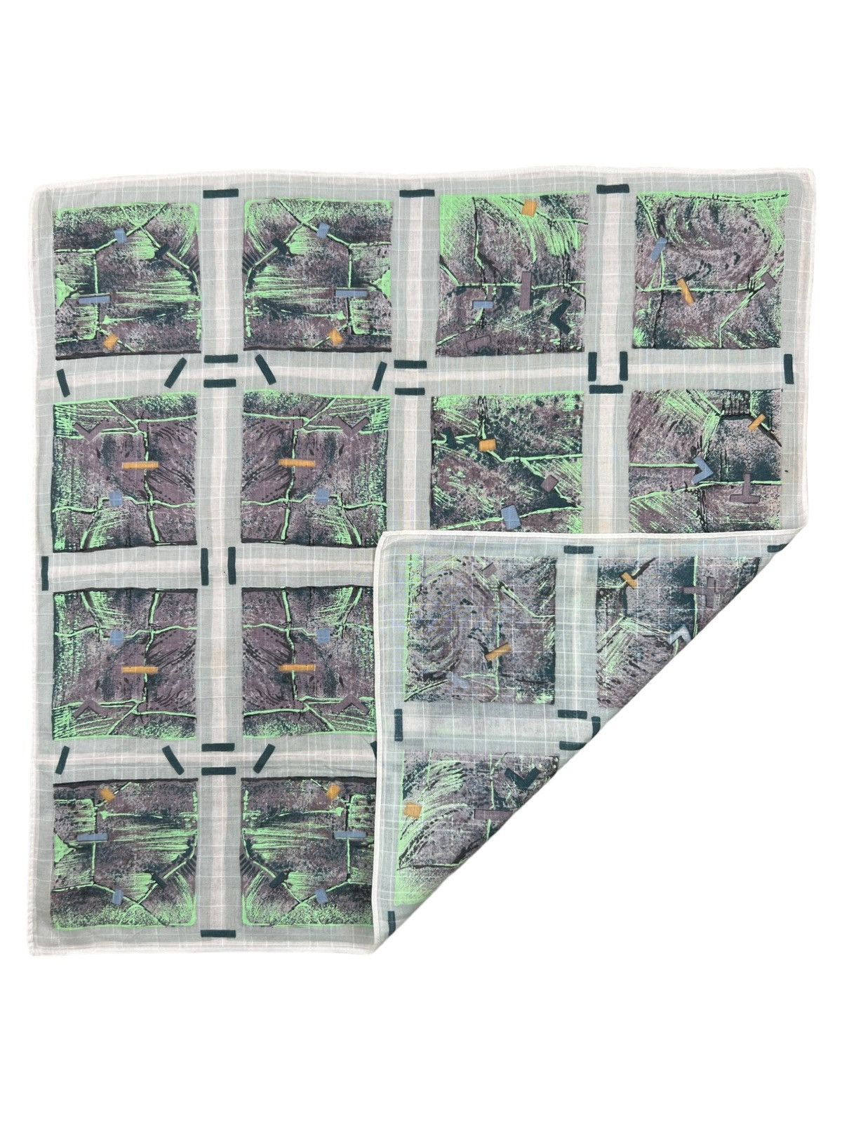 Kansai Yamamoto Kansai Handkerchief Neckerchief Bandana Pocketsquare Size ONE SIZE - 4 Thumbnail