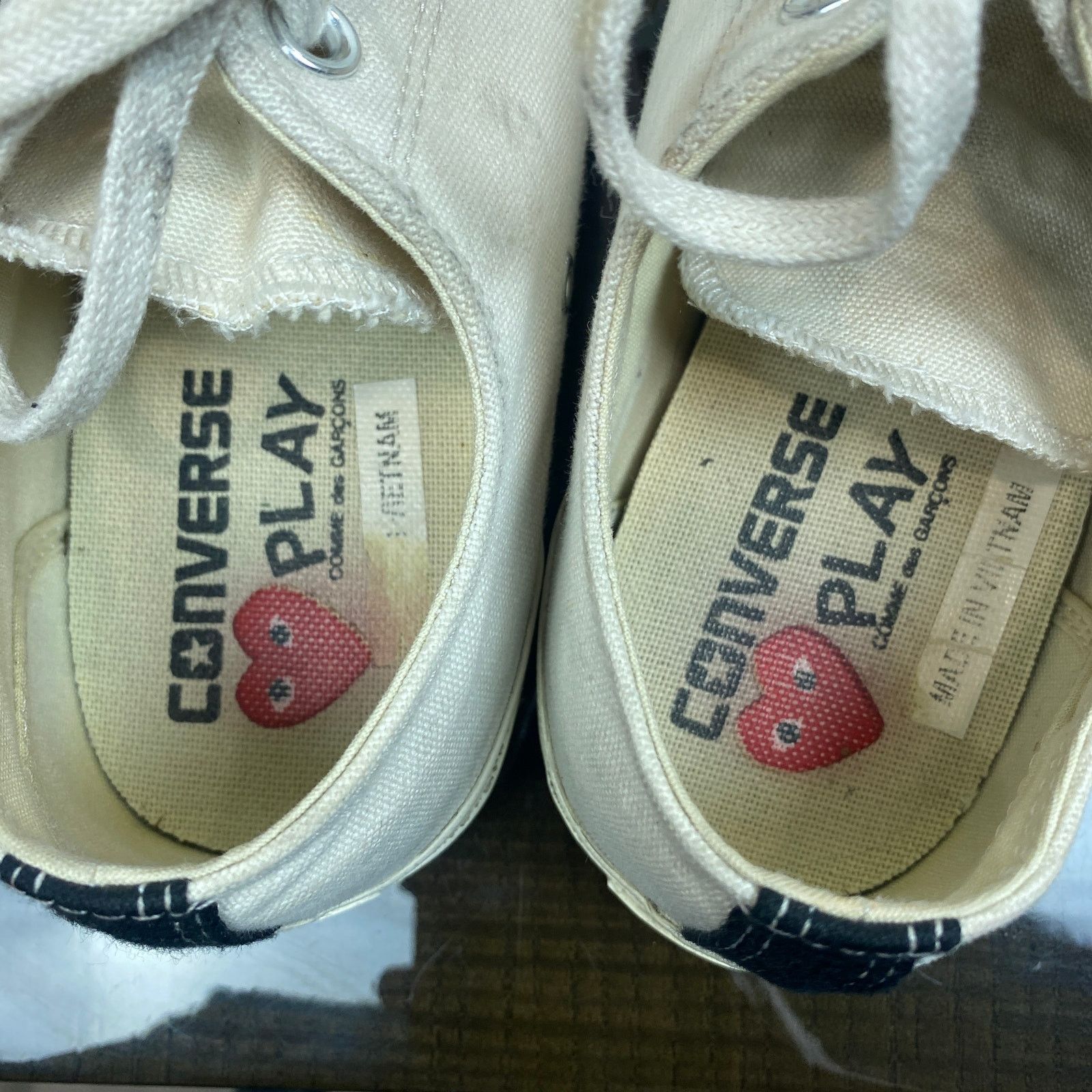 Comme des Garcons PLAY × Converse Converse Comme des Garcons Play Heart Low Sneakers Men's 9 Size US 9 / EU 42 - 9 Thumbnail