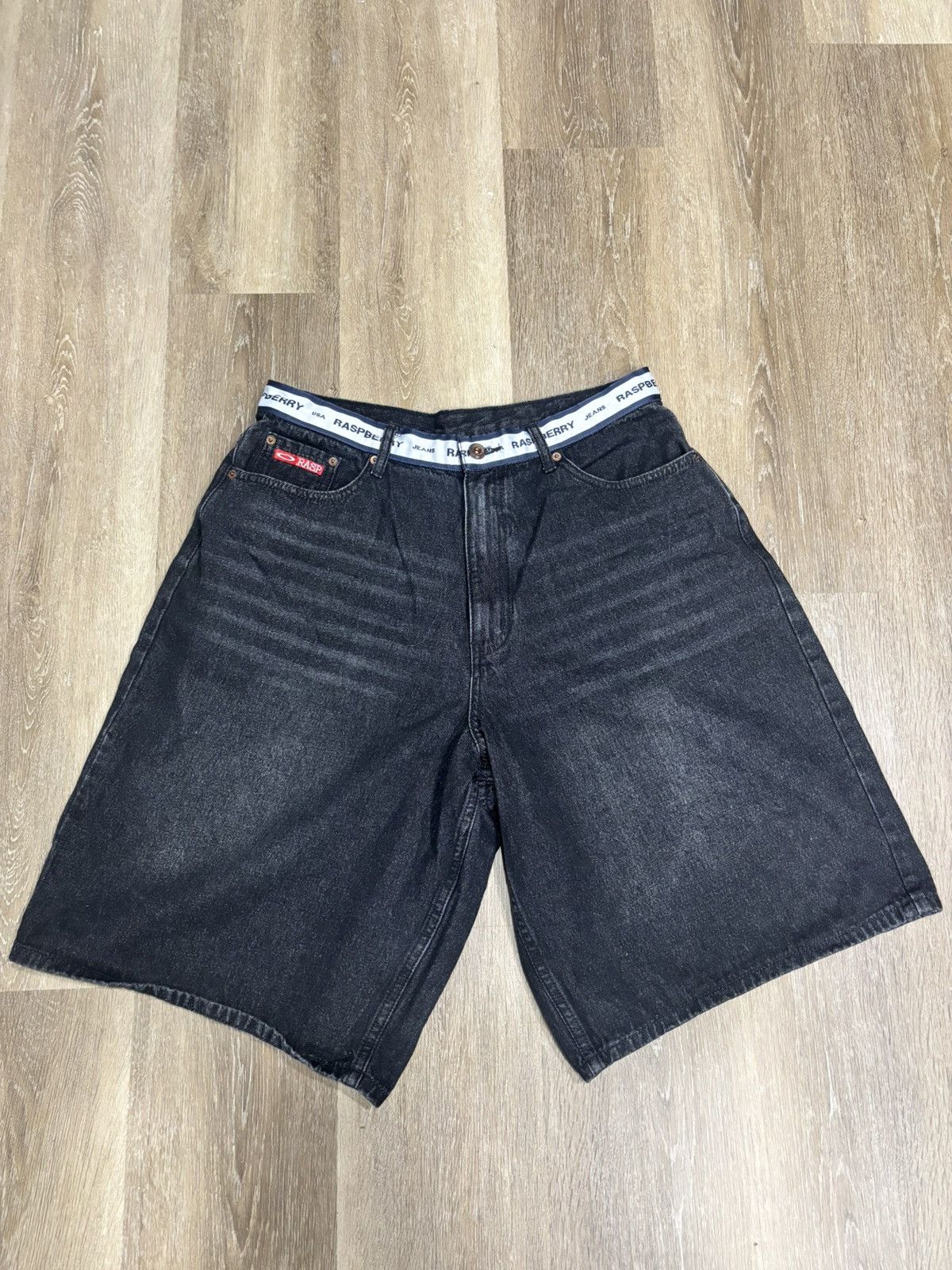 Raspberry Hills denim Baggy Jorts