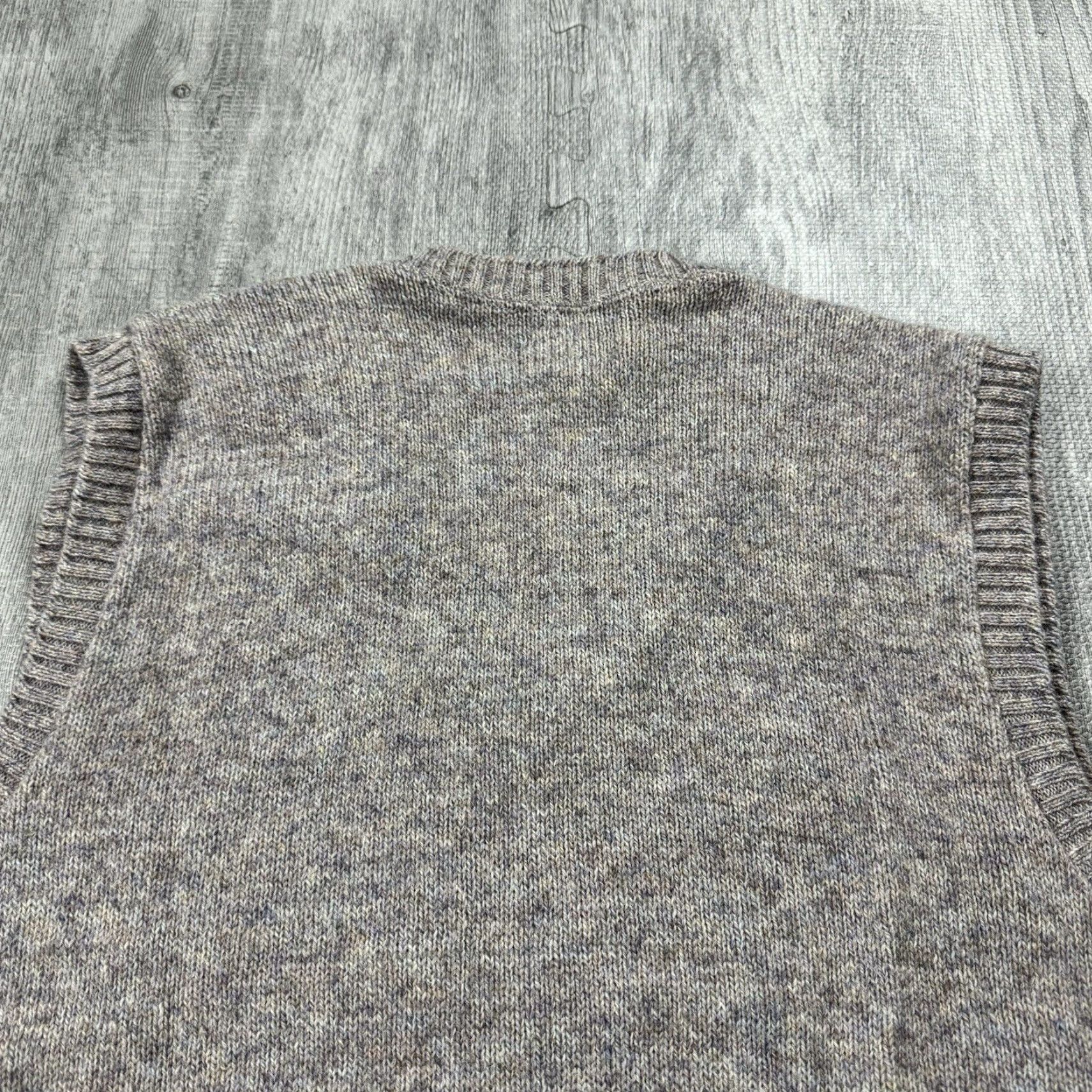 Vintage VTG Puritan 2-Ply Shetland Wool Sweater Vest Shirt Mens XL Beige Oatmeal 80s Vintage Size US XL / EU 56 / 4 - 5 Thumbnail