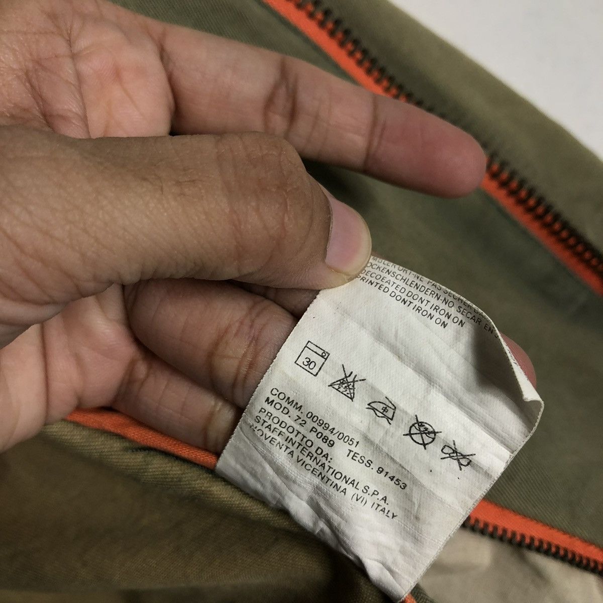 Japanese Brand 🔥VINTAGE CHORE BIKER JACKET DSQUARED2 ACID RUSTY DESIGN Size US S / EU 44-46 / 1 - 23 Thumbnail