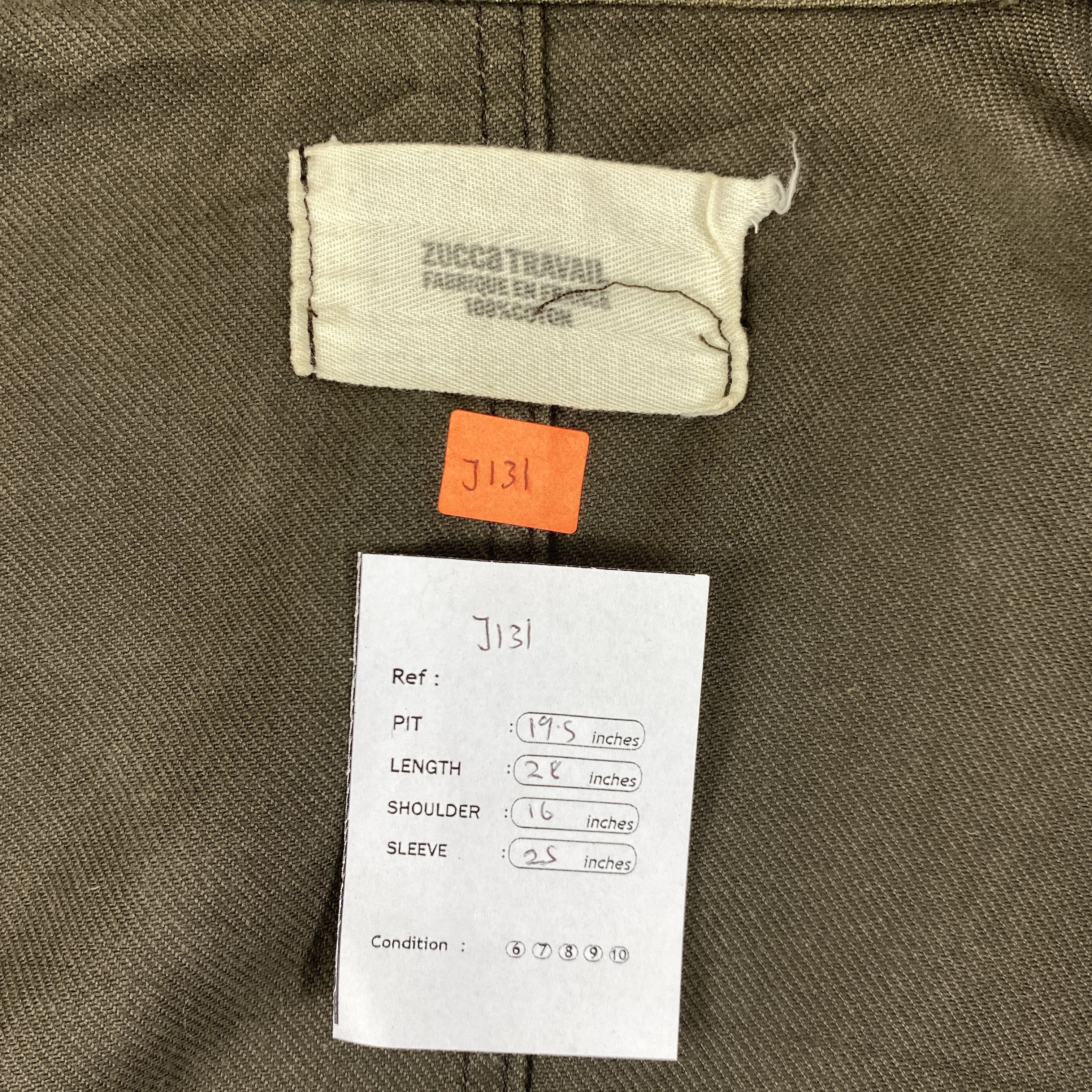 CABANE de ZUCCa Vintage Zucca Travail Button Chore Jacket -J131 Size US S / EU 44-46 / 1 - 4 Thumbnail