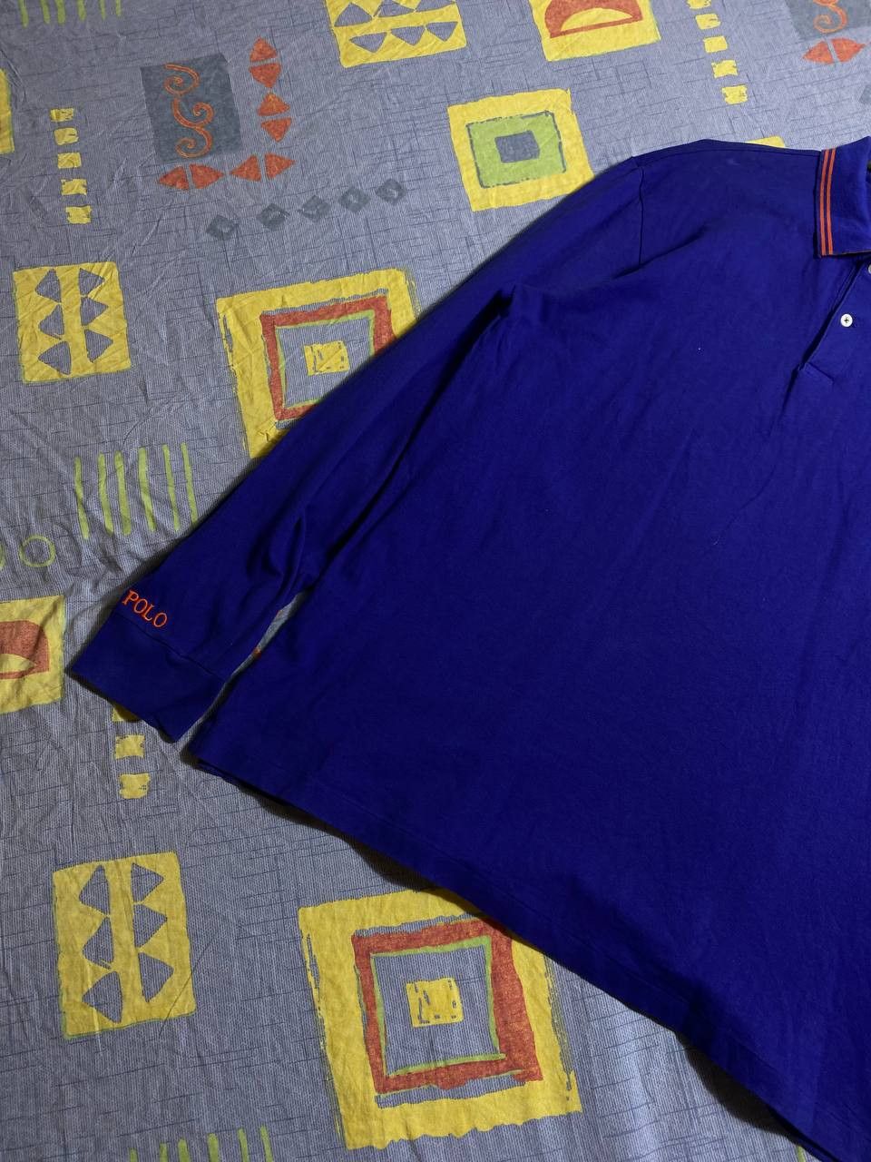 Polo Ralph Lauren VINTAGE POLO RALPH LAUREN Long Sleeve Polo Size US XL / EU 56 / 4 - 2 Thumbnail
