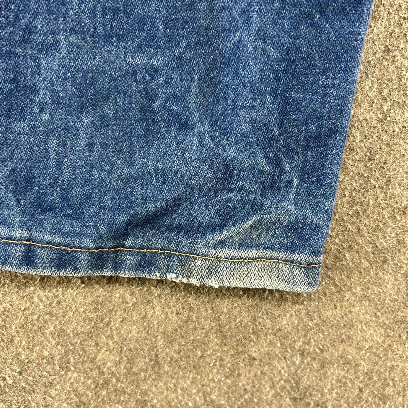 Wrangler VINTAGE Wrangler Jeans Mens 34x33 Blue Cowboy Cut Slim Fit Dark Wash 936DEN Jeans Mens Slim Cotton Denim 5-Pocket Cowboy Cut Size US 34 / EU 50 - 5 Thumbnail